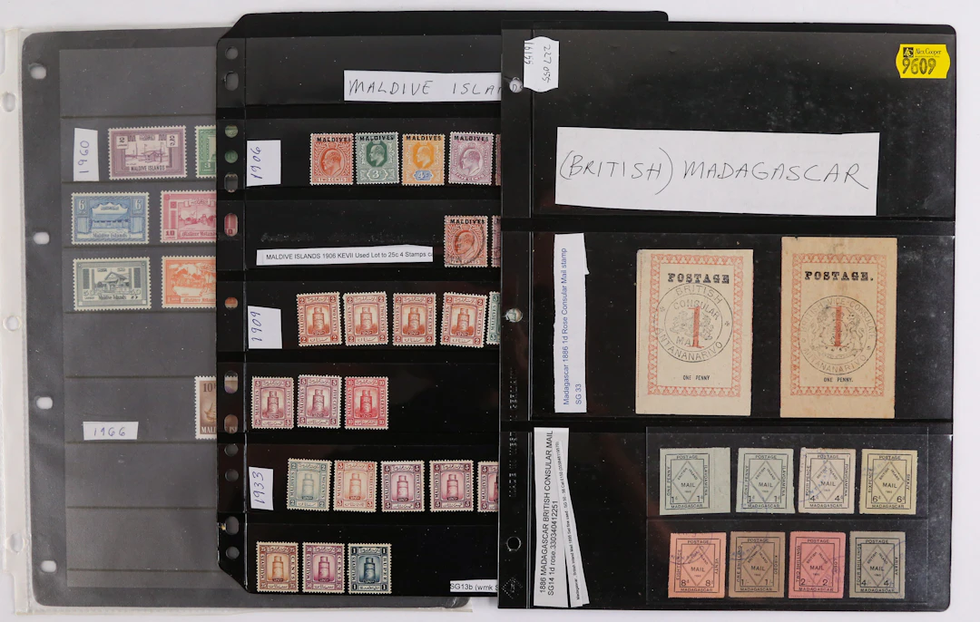Madagascar: Postage Stamps, 1886-1895