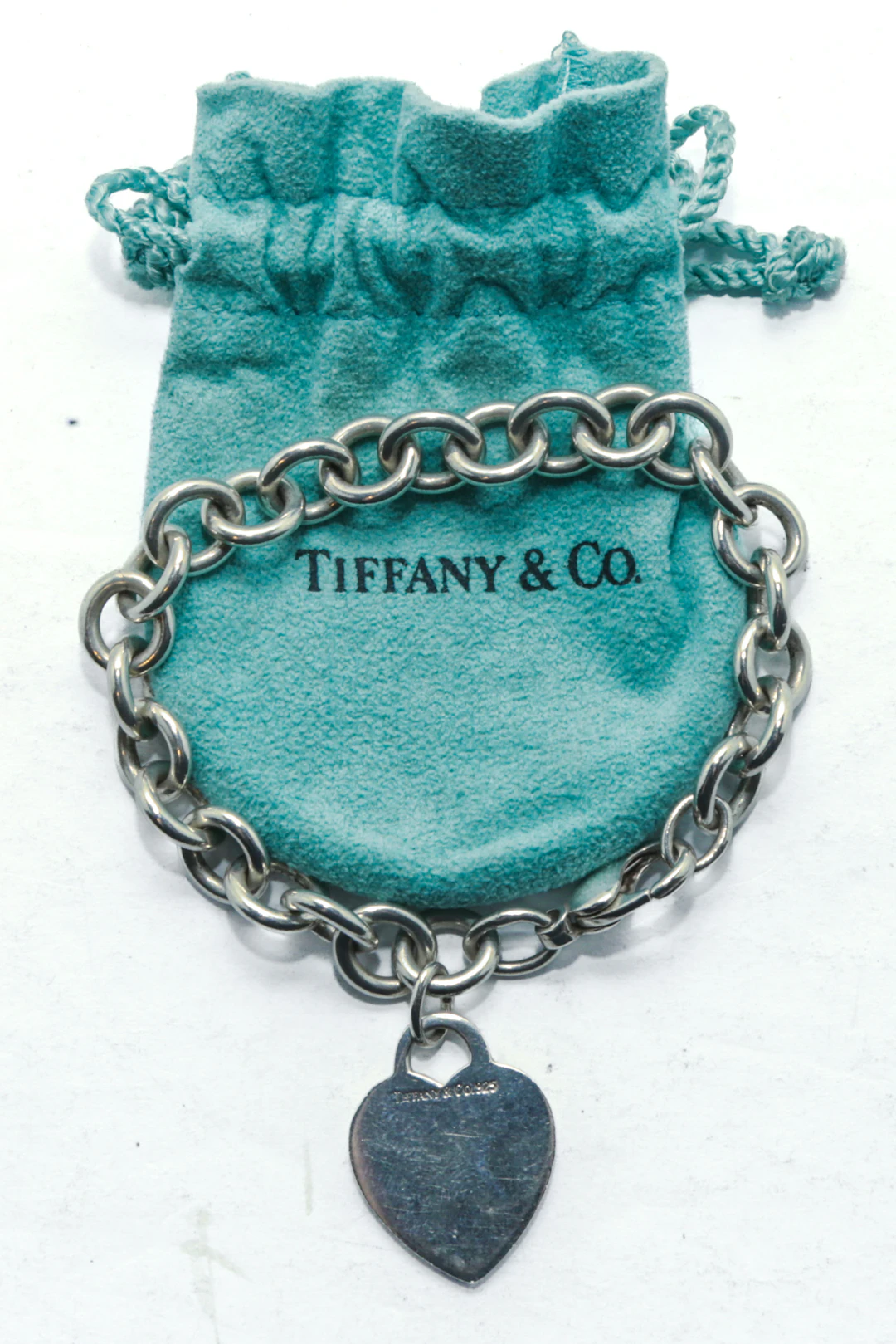 Tiffany & Co. Sterling Silver Heart Tag Bracelet