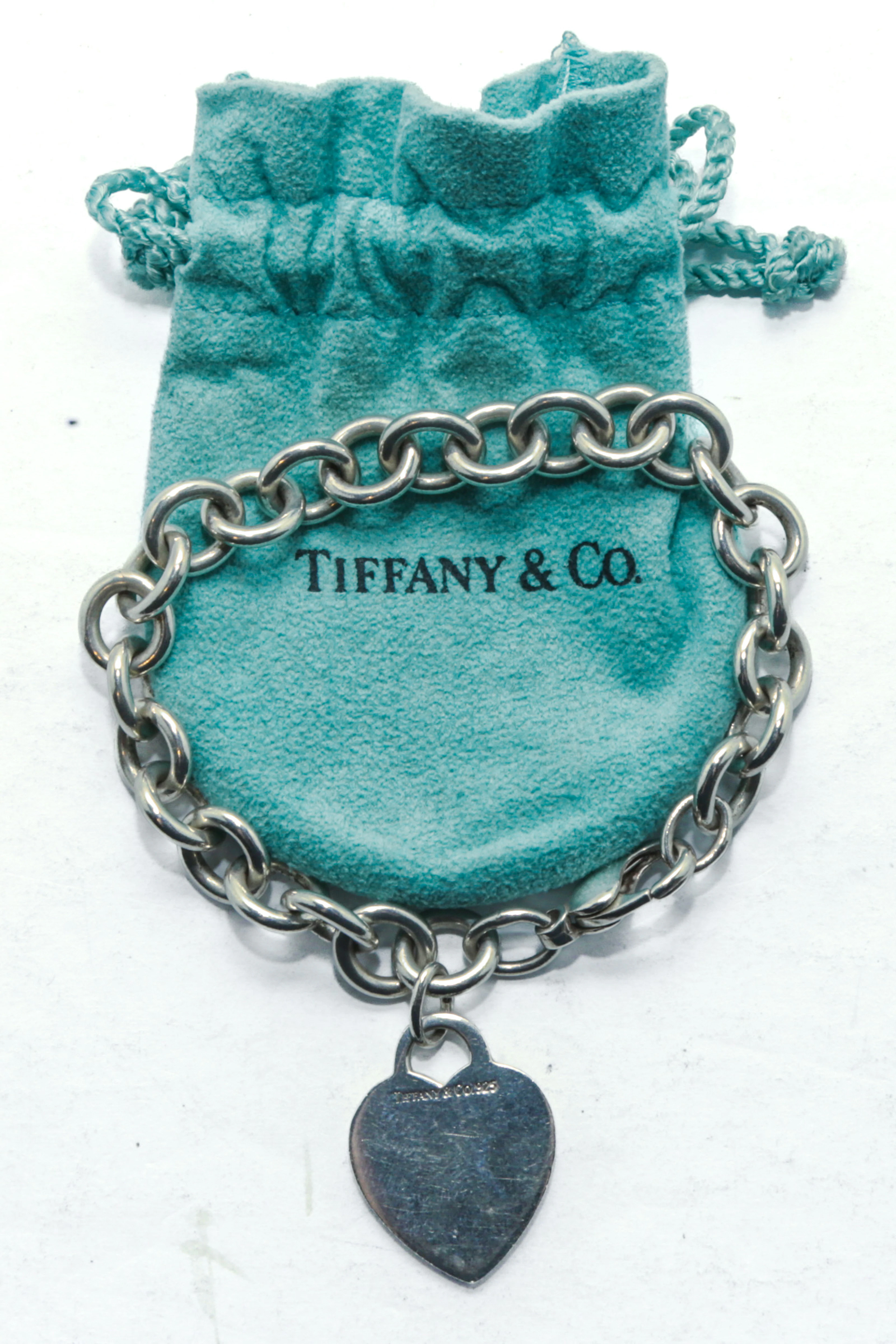 Tiffany & Co. Sterling Silver Heart Tag Bracelet