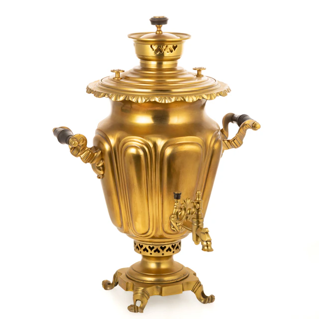 A Russian Brass Samovar