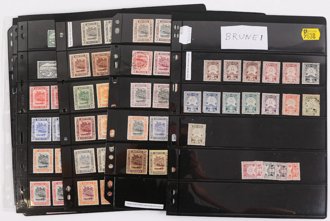 Brunei: Postage Stamps, 1895-1952