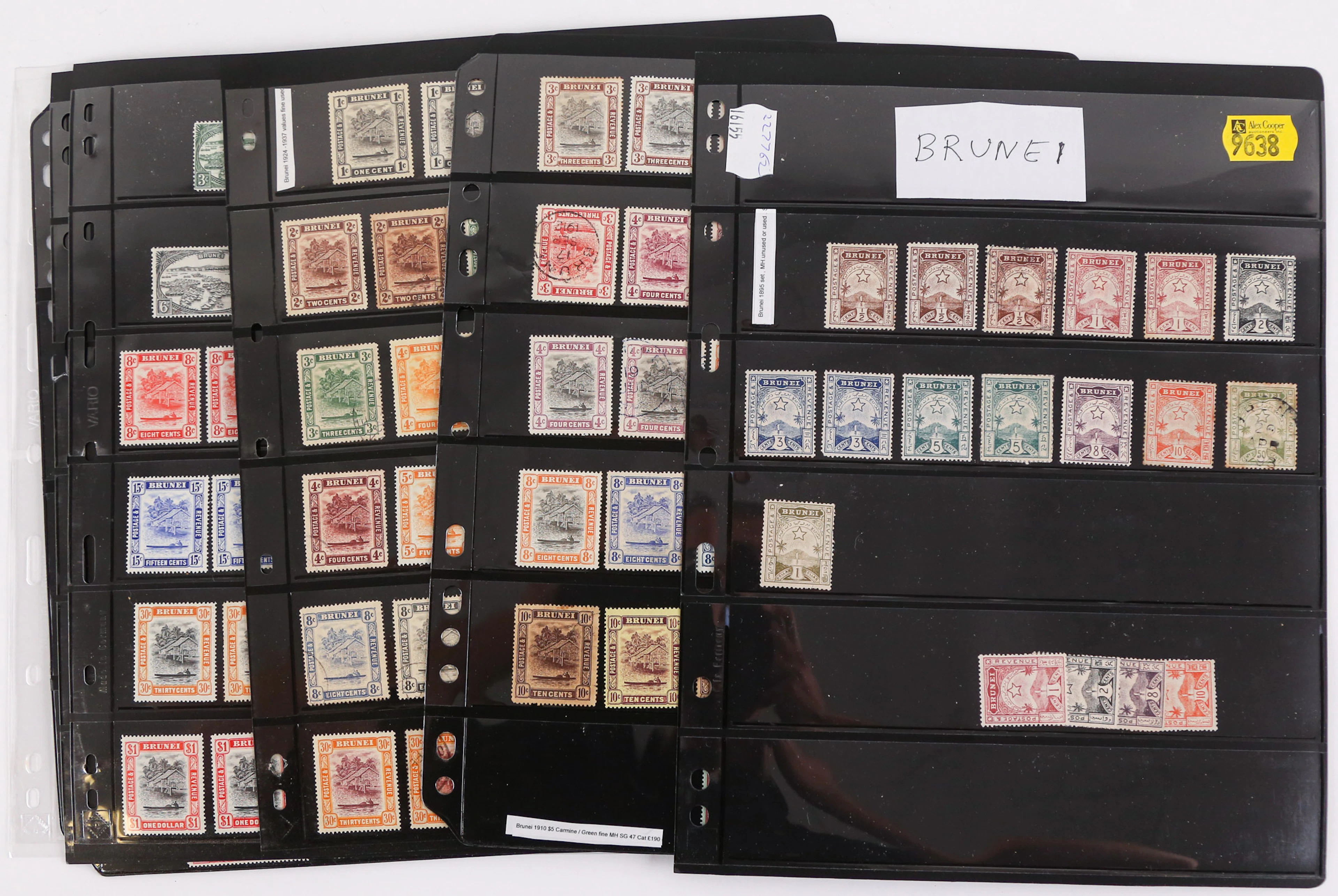 Brunei: Postage Stamps, 1895-1952