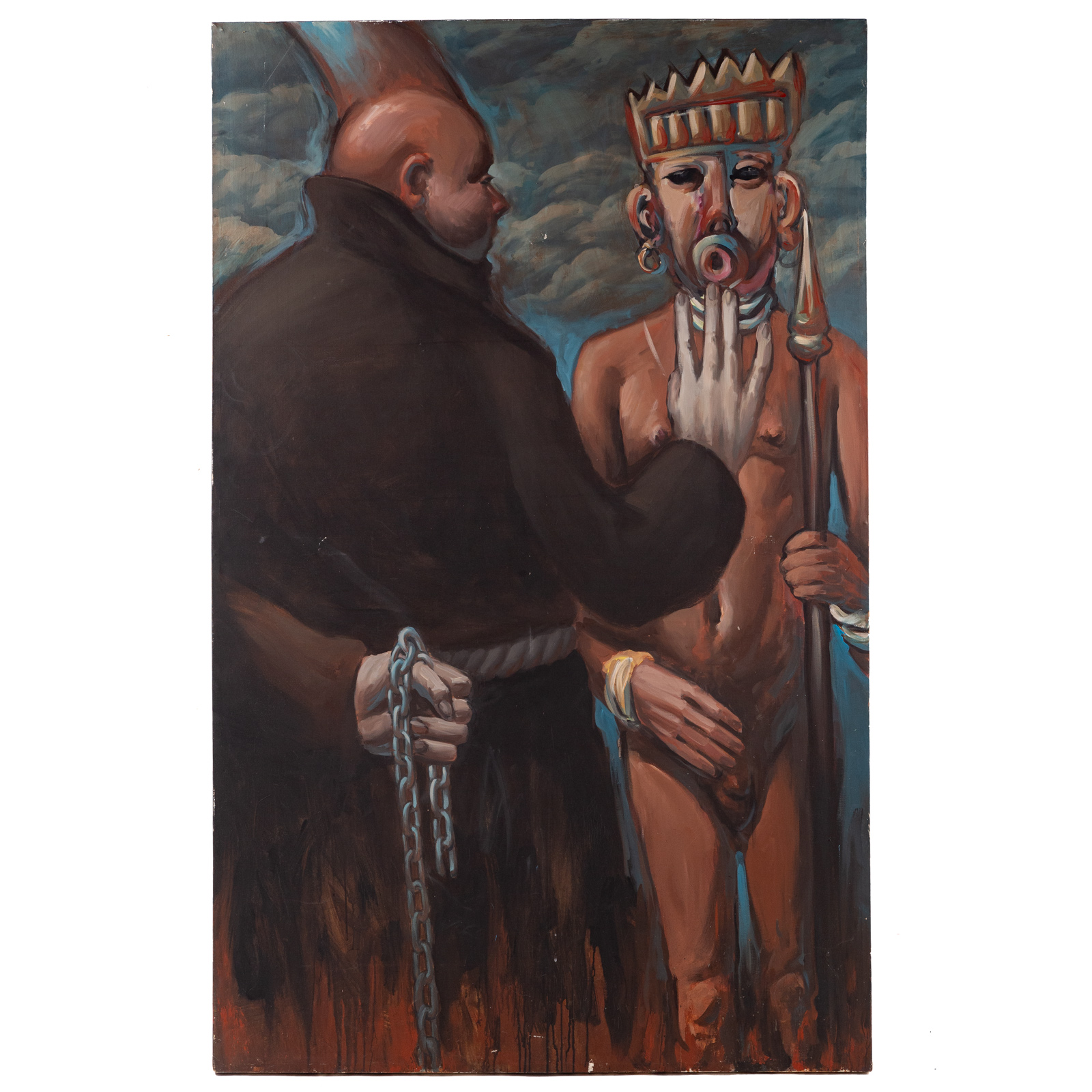 J.F. Lambert. "Fear," oil