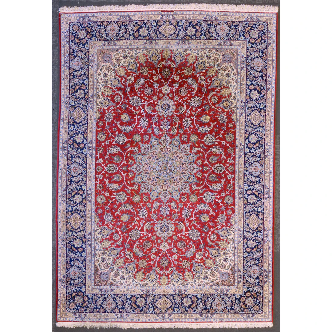 Fine Isfahan Rug, Persia, 8.4 x 12