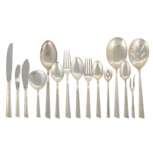 Stieff Sterling "Diamond Star" Flatware Service