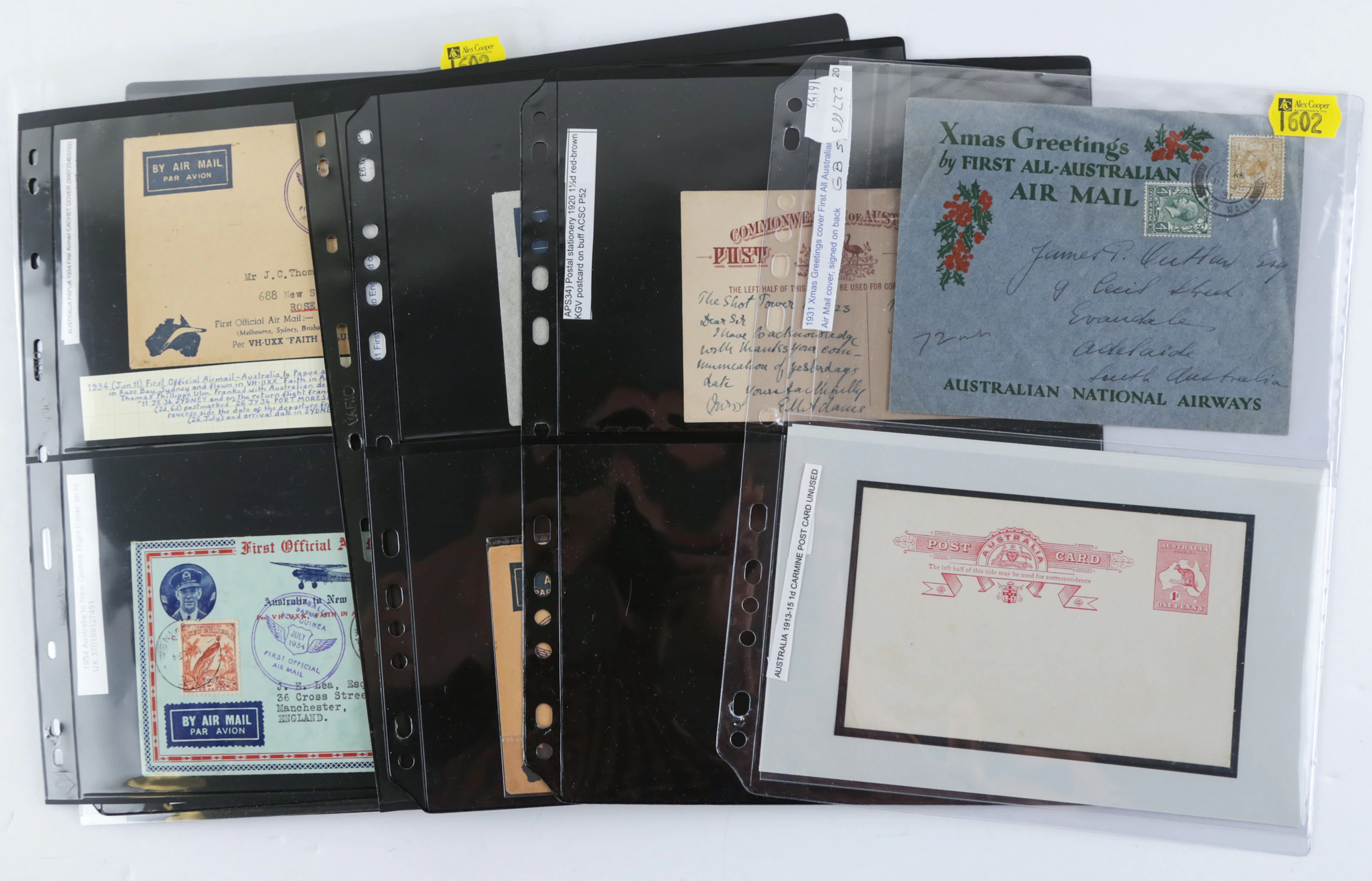 Australia: A Gathering of Stamped Covers, 1913-'51