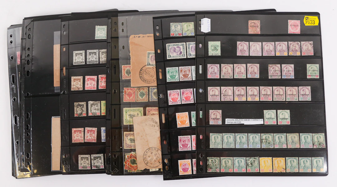 Malayan States: Postage Stamps, 1880-1950