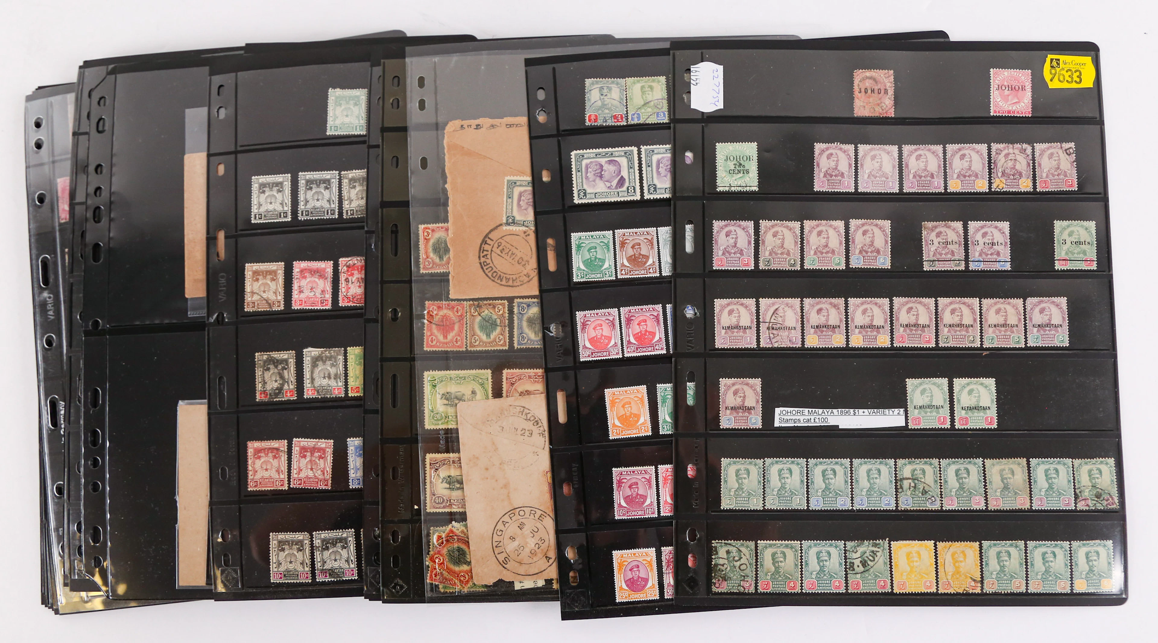 Malayan States: Postage Stamps, 1880-1950