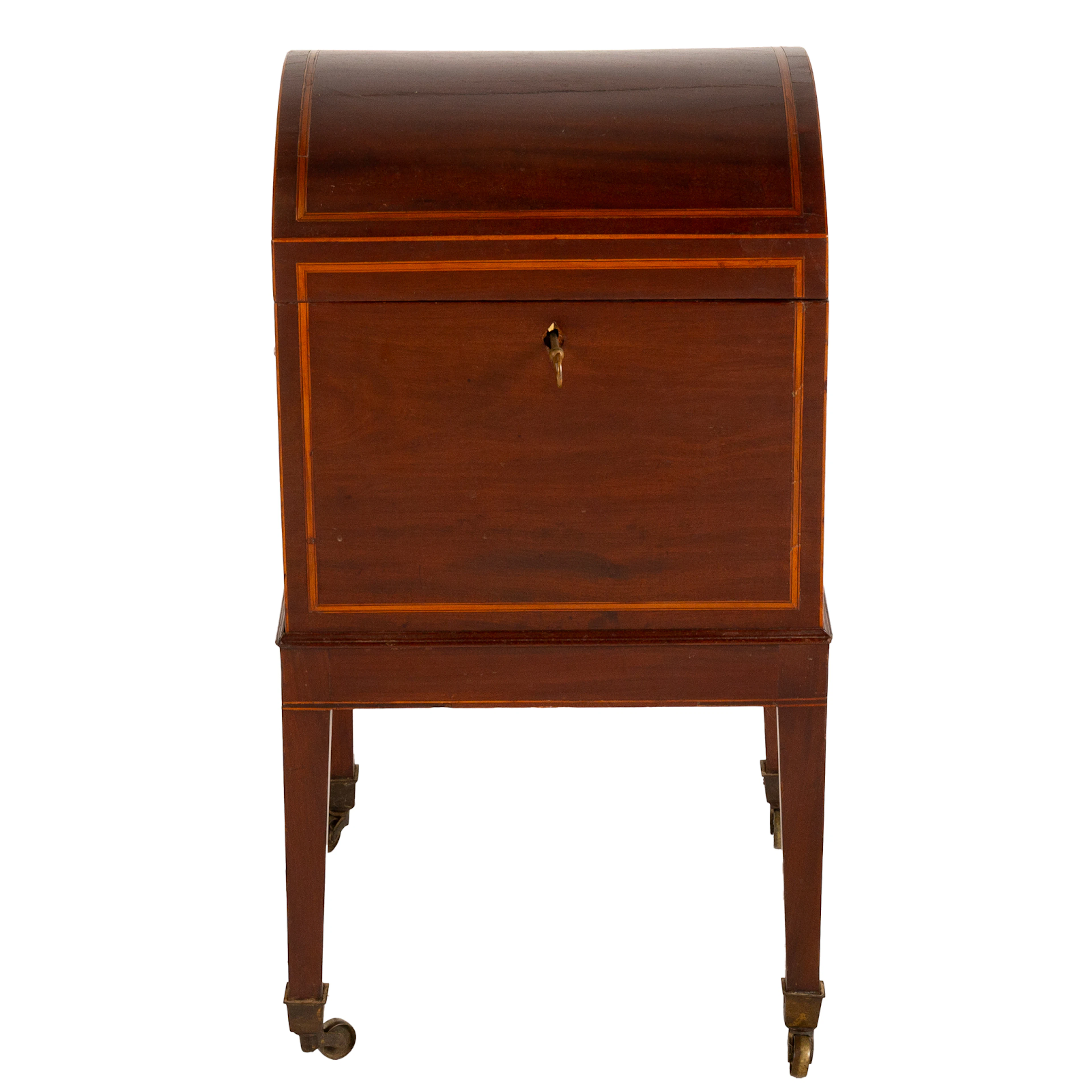 George III Inlaid Mahogany Cellarette