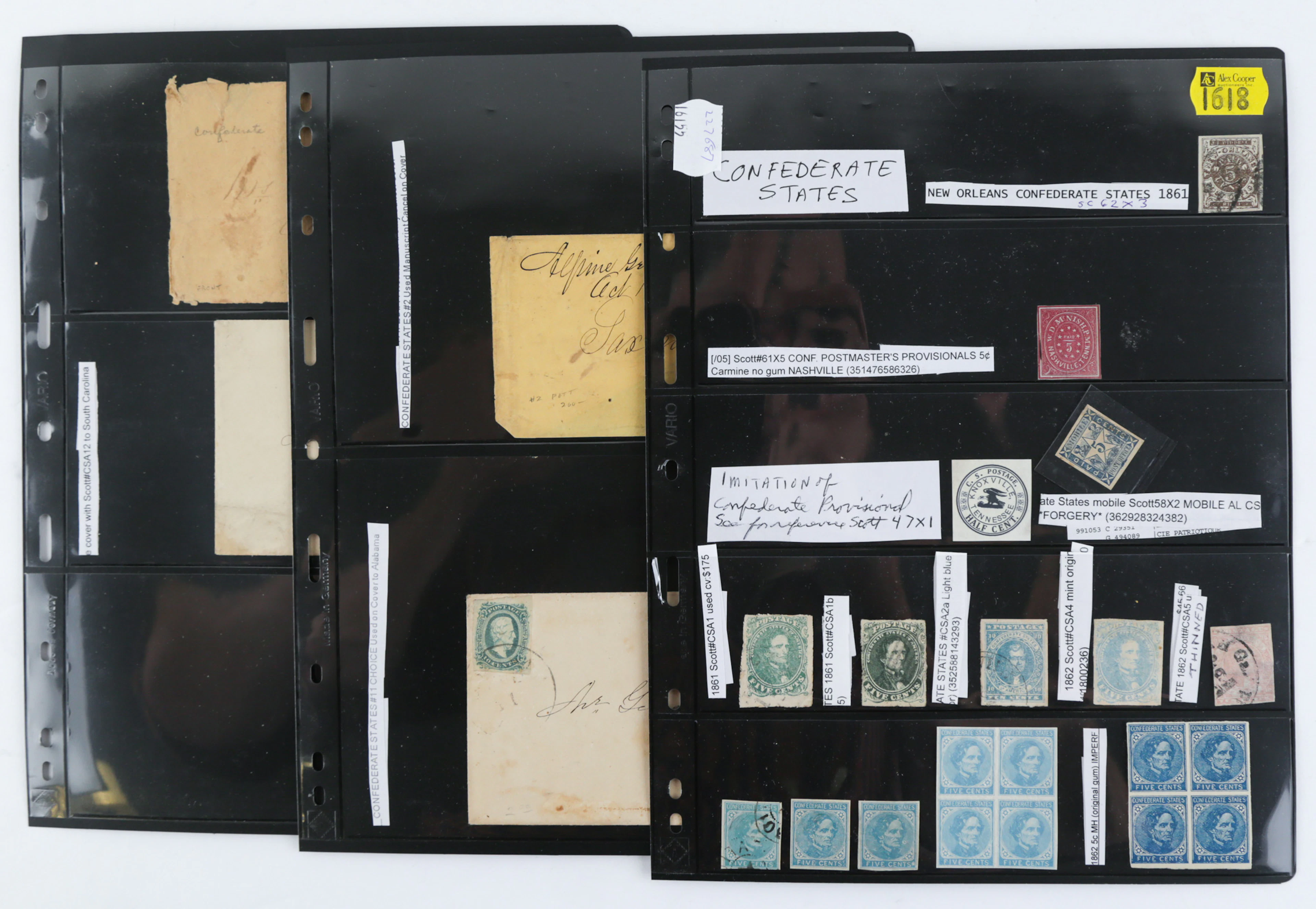 Confederate States of America: Postage Stamps