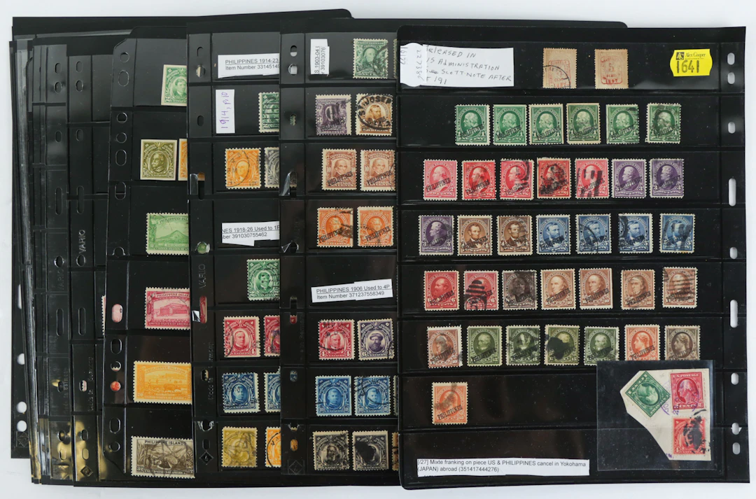 Philippines: Postage Stamps, 1899-1940