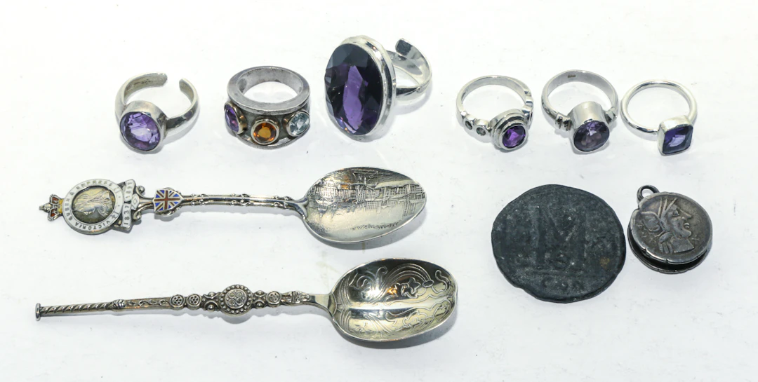 Six Sterling Rings