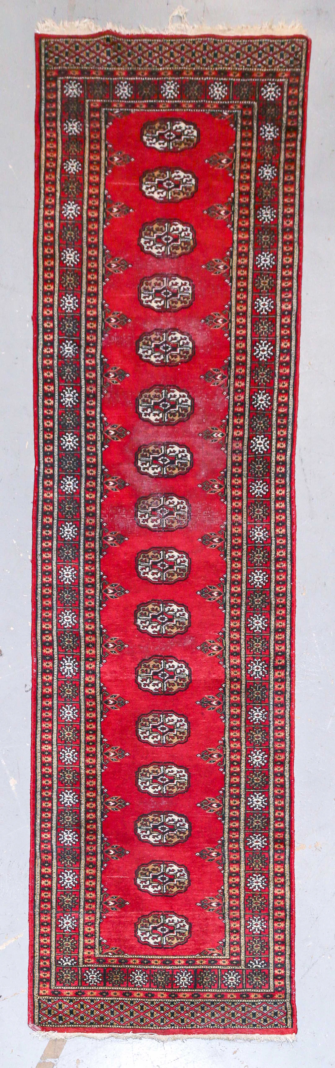 A Bokhara Pattern Runner, 2.8 x 12.2