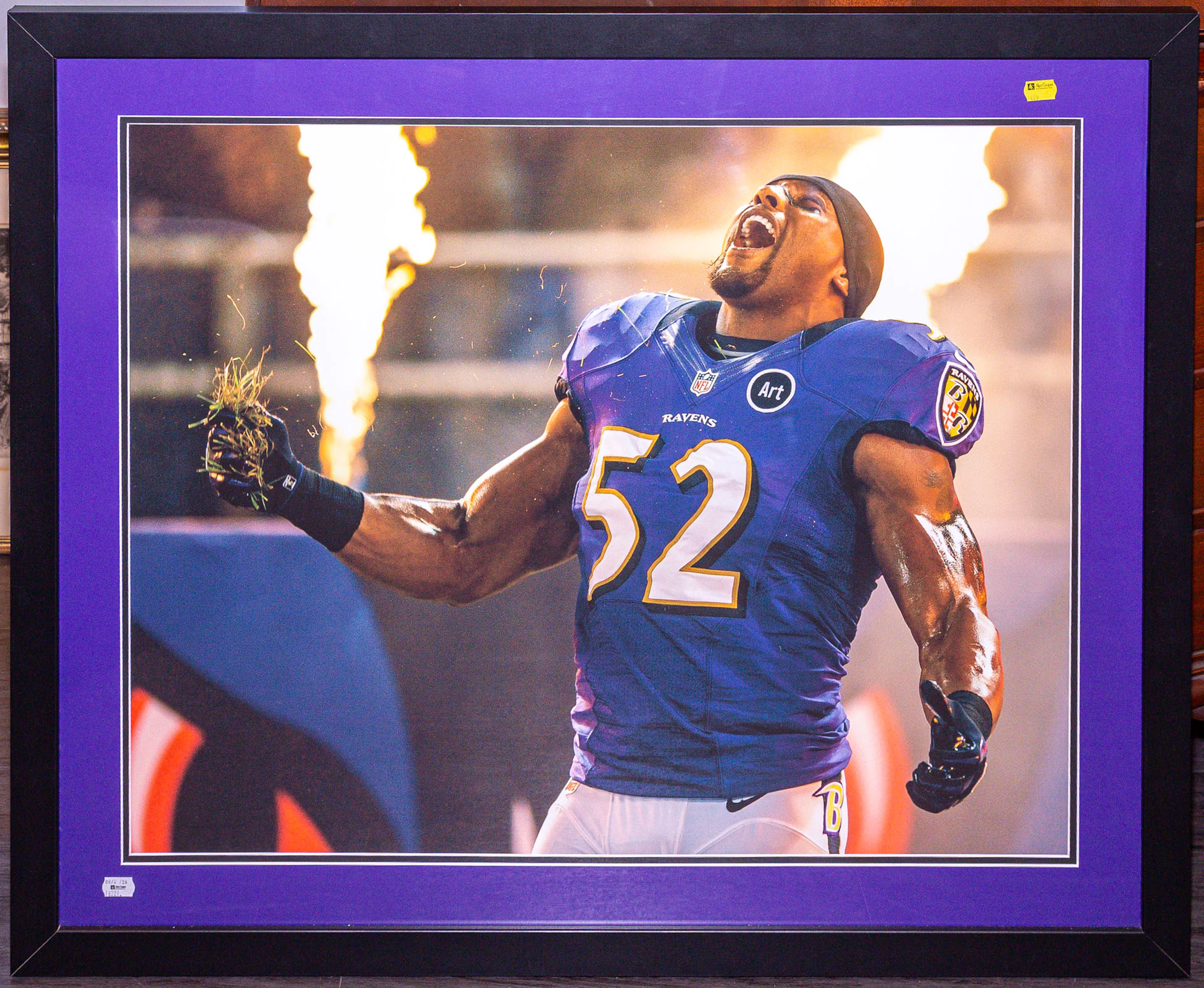 A Ray Lewis Framed Print