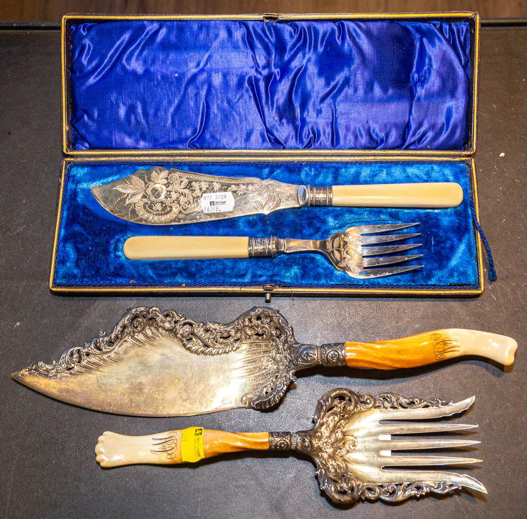 Two Whiting Sterling Serving Pieces