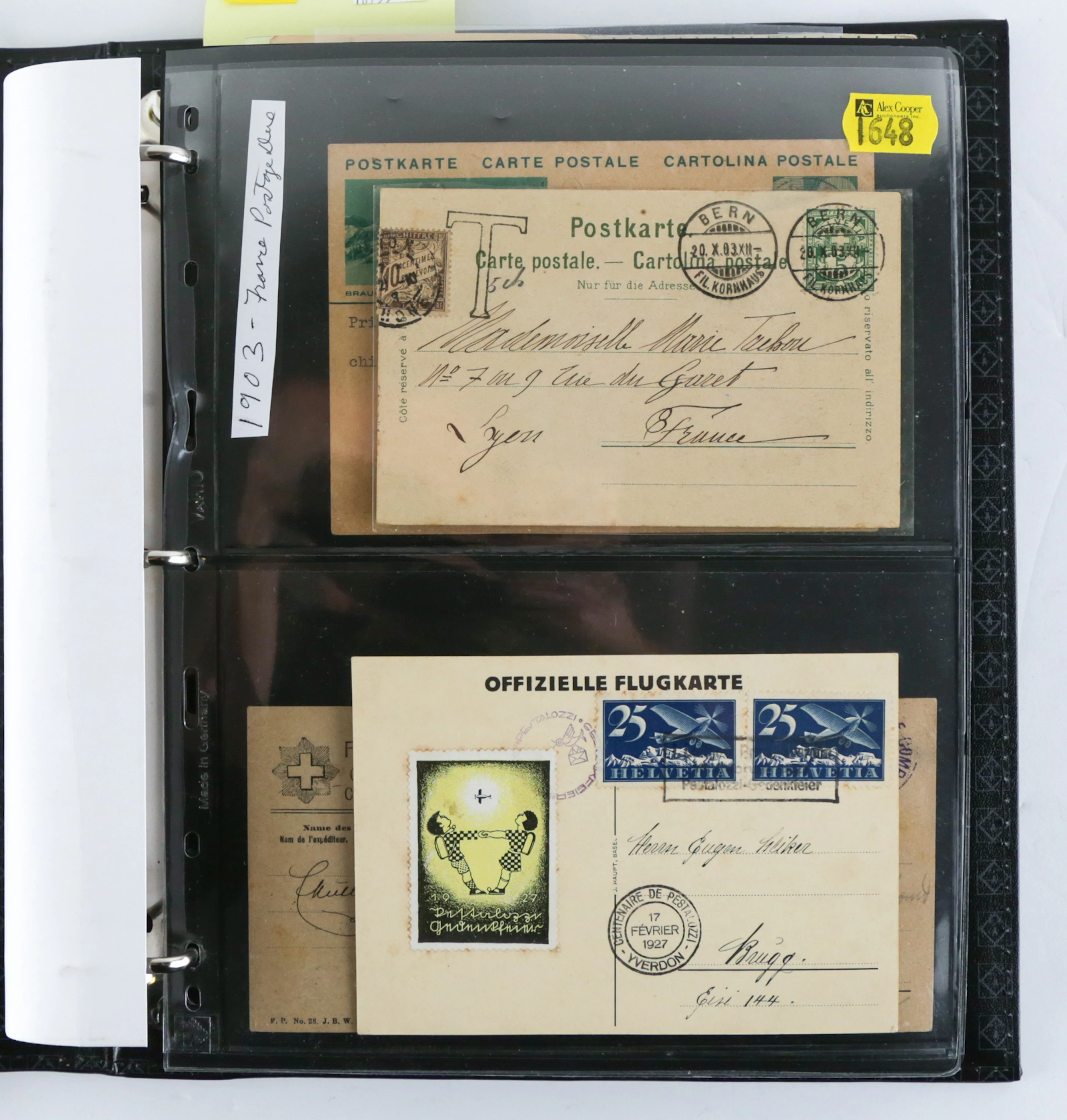 Switzerland: A Large Assortment of Postal History
