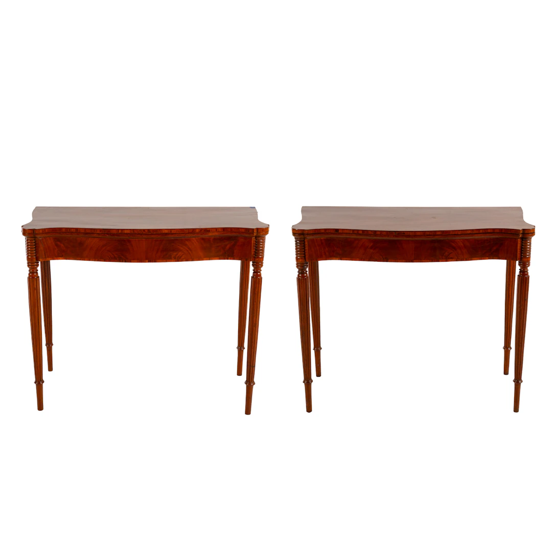 A Pair of Centennial Flip Top Games Tables