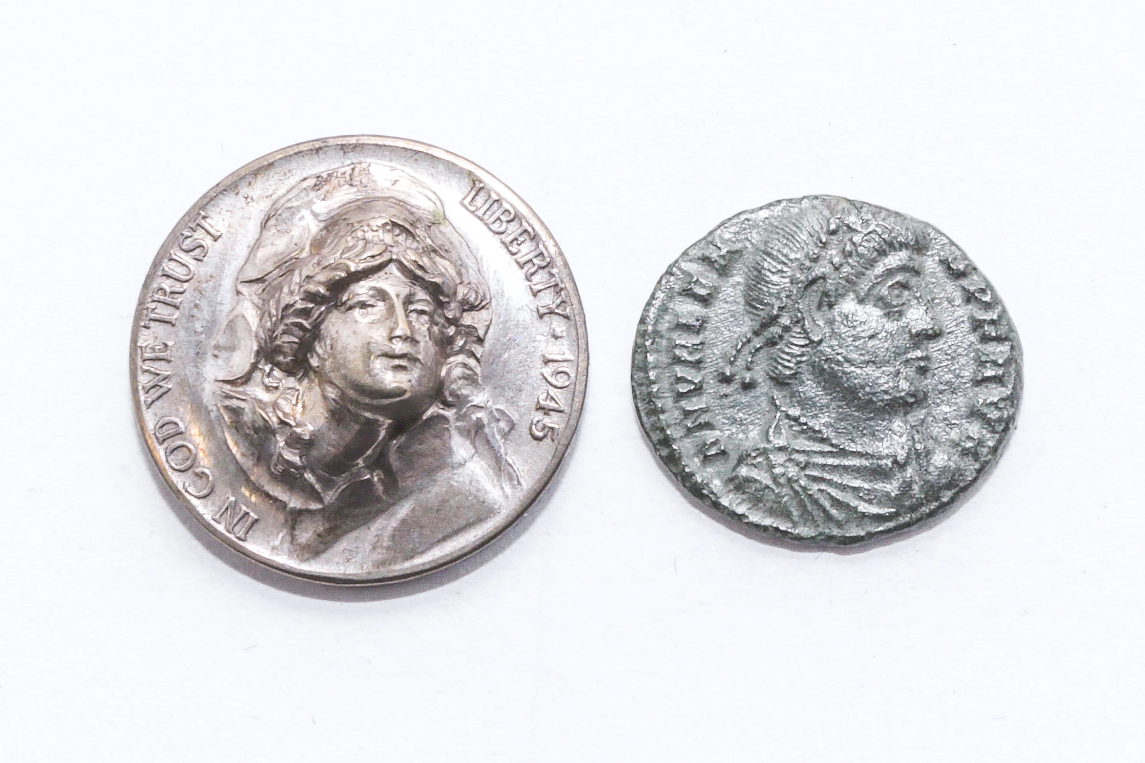Valentinian I, Ancient Roman Bronze Follis Coin