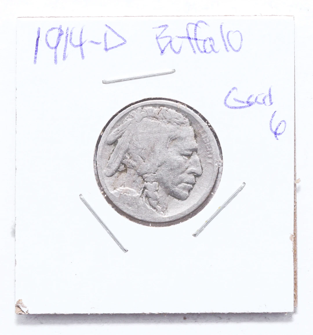 1914-D Buffalo Nickel G/VG
