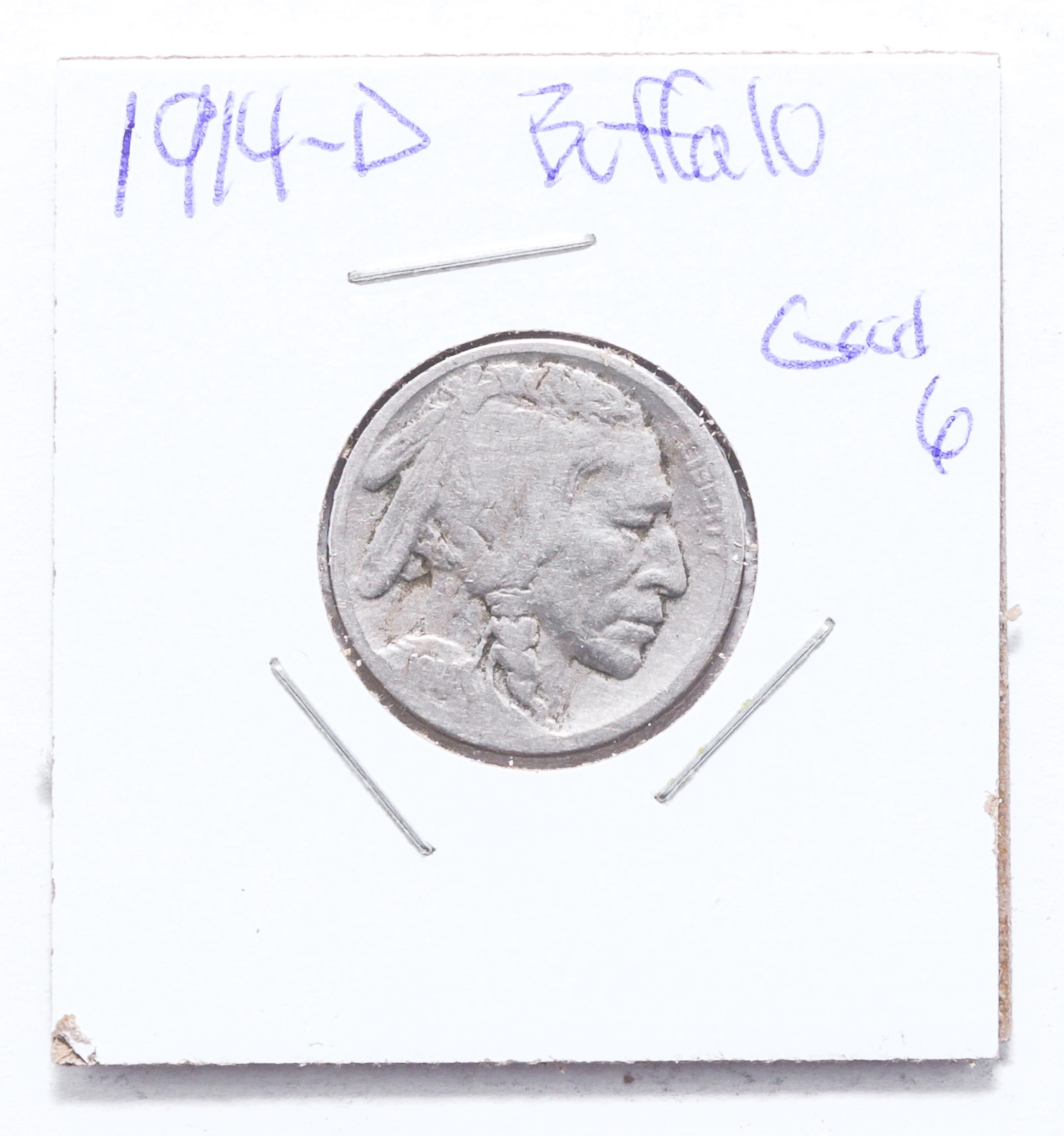 1914-D Buffalo Nickel G/VG