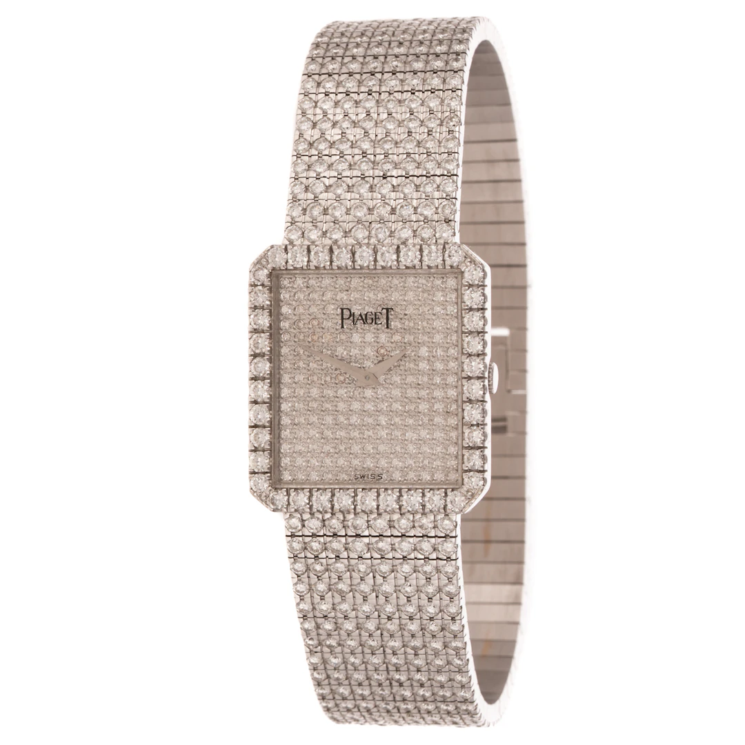 A Piaget Protocole 18.00 ctw Diamond Watch in 18K