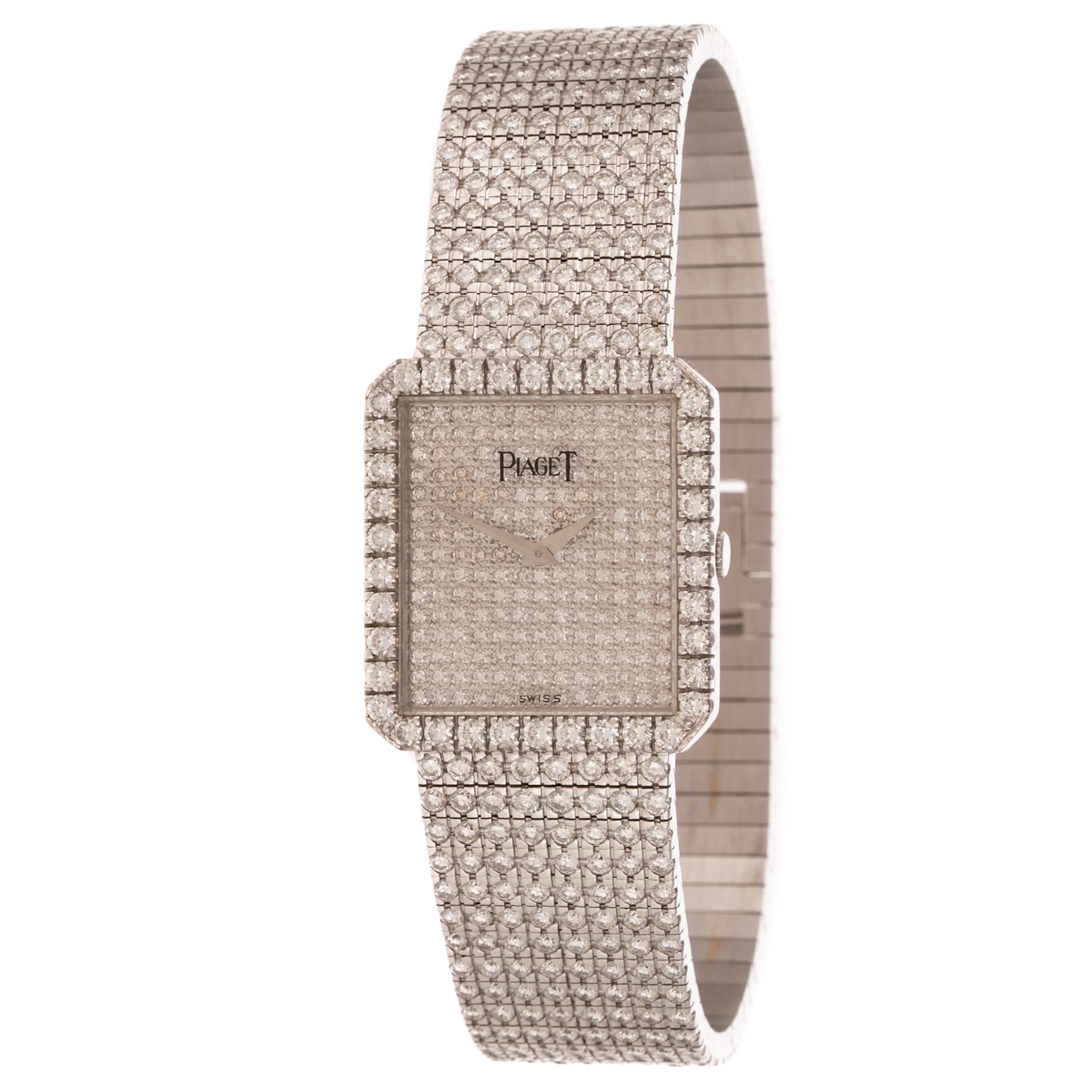 A Piaget Protocole 18.00 ctw Diamond Watch in 18K