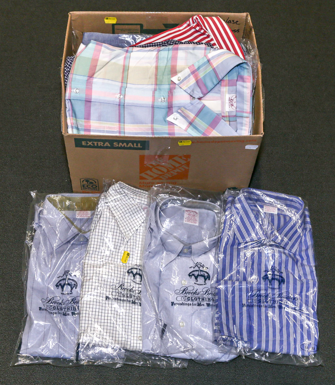 A Group of Brooks Brothers Shirts