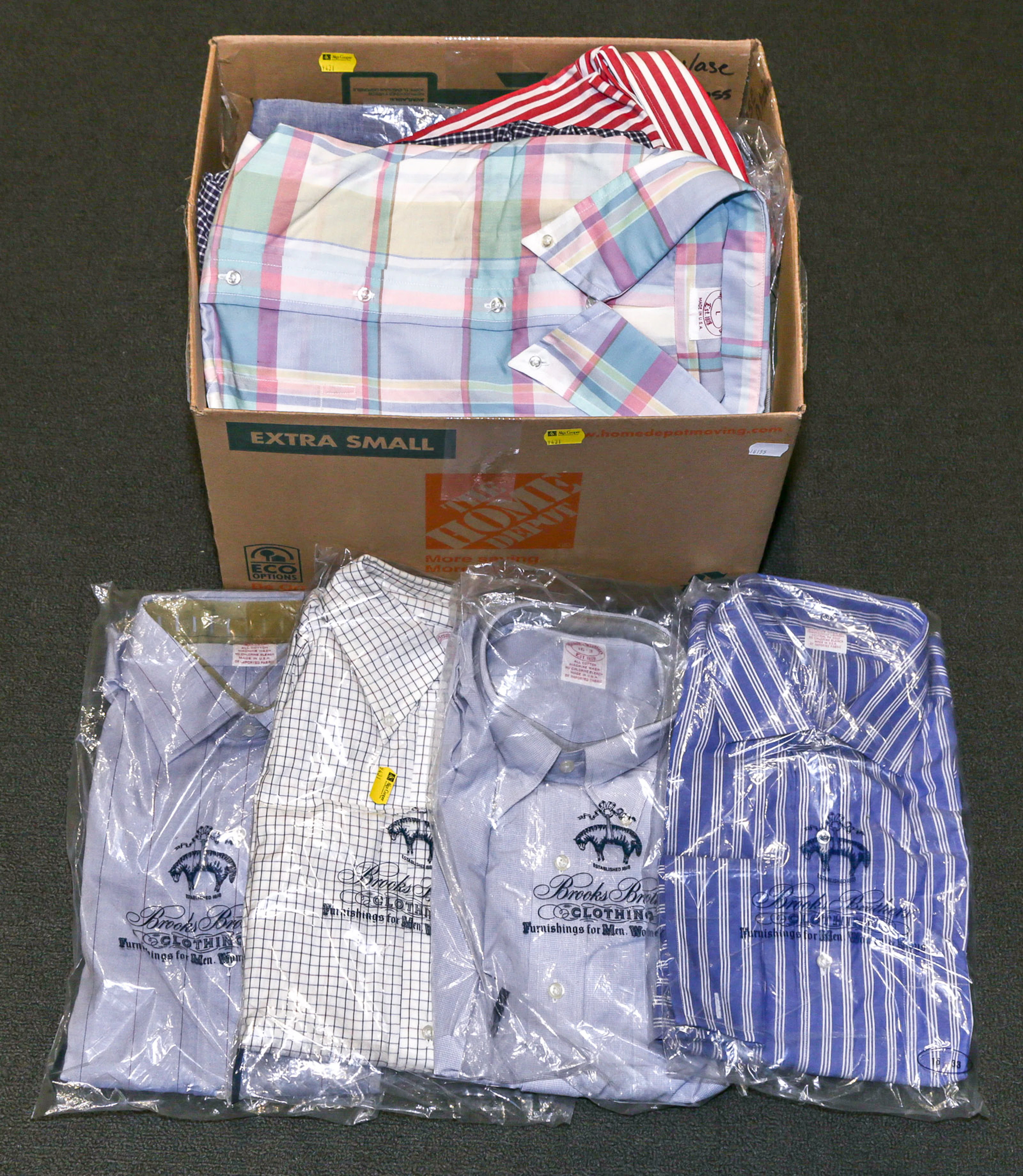 A Group of Brooks Brothers Shirts