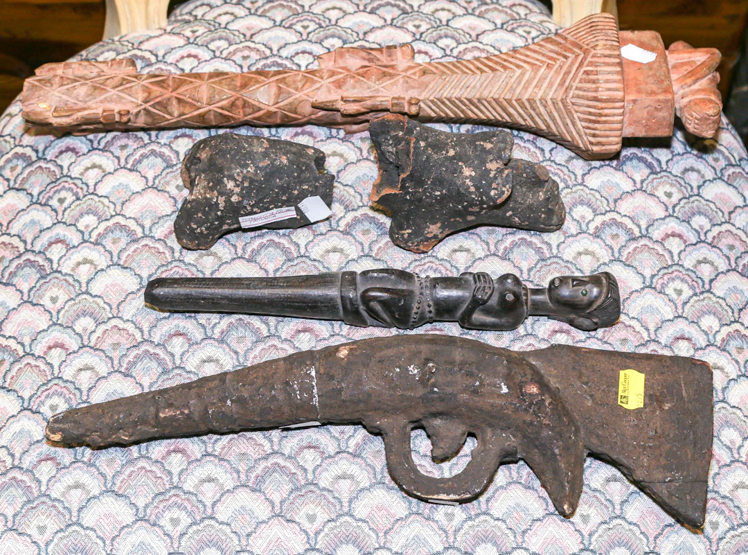 An Ashanti Staff Head & Other African Items