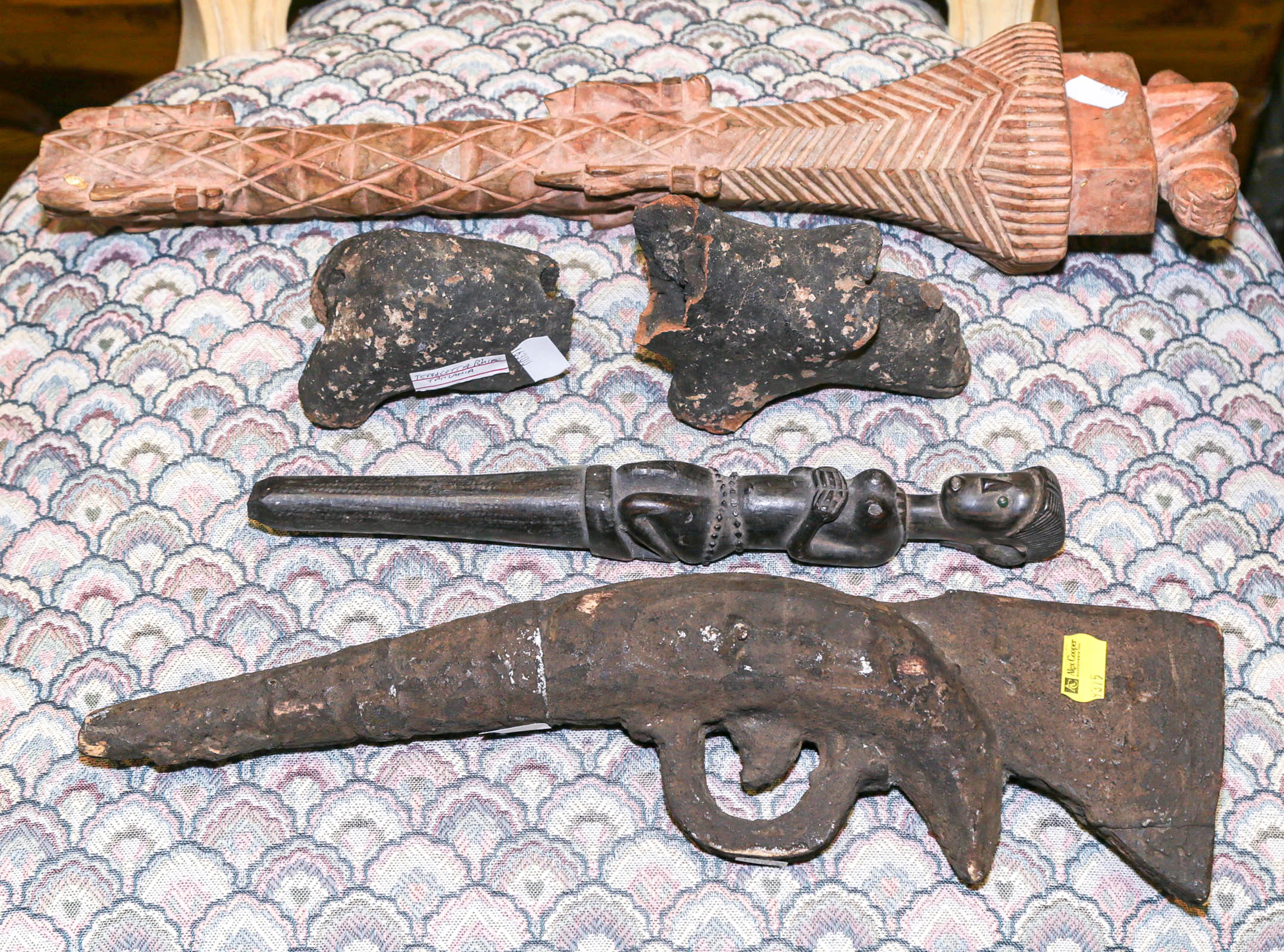 An Ashanti Staff Head & Other African Items