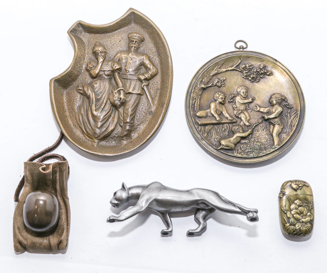 Five Assorted Pieces of Metalware