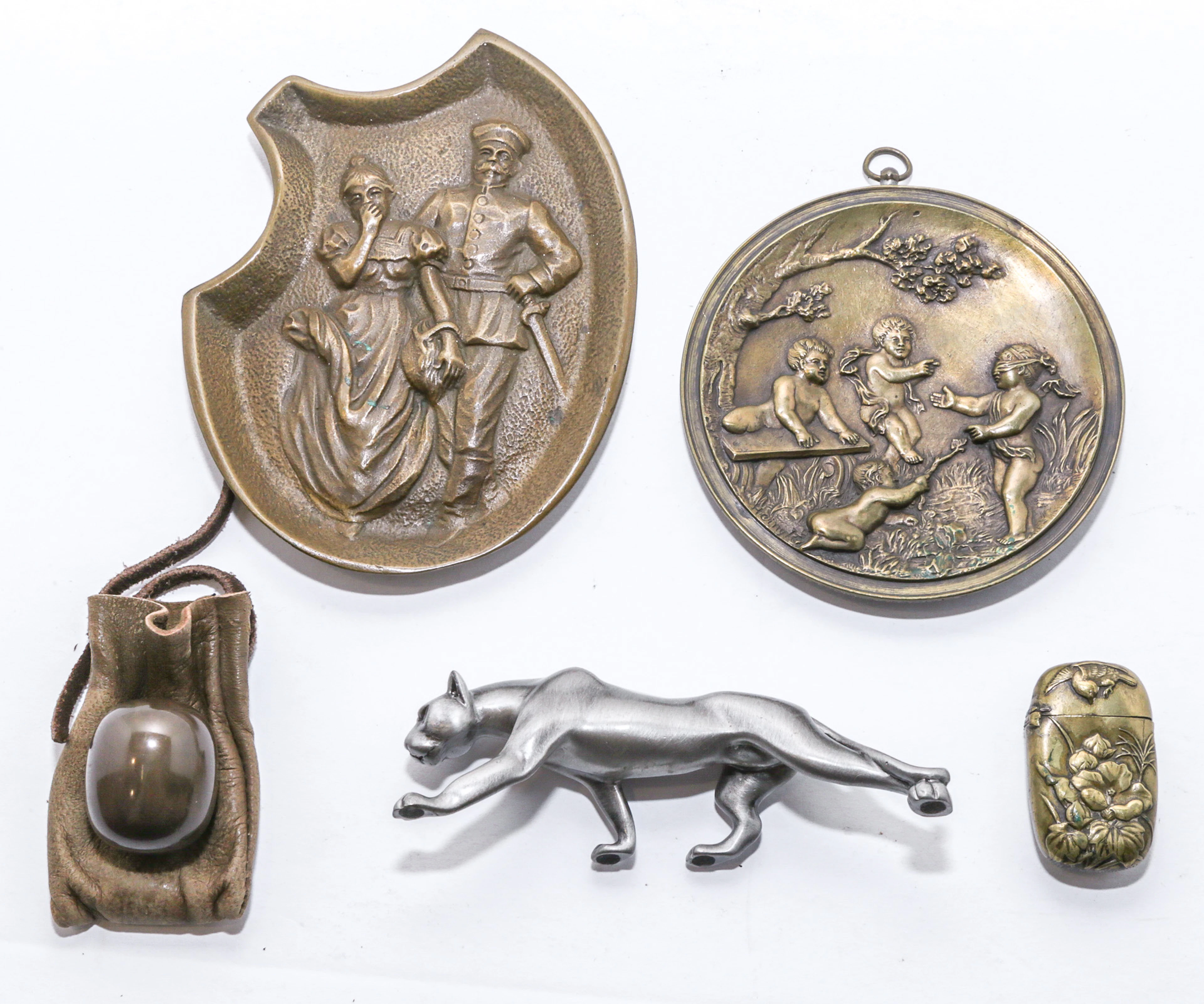 Five Assorted Pieces of Metalware