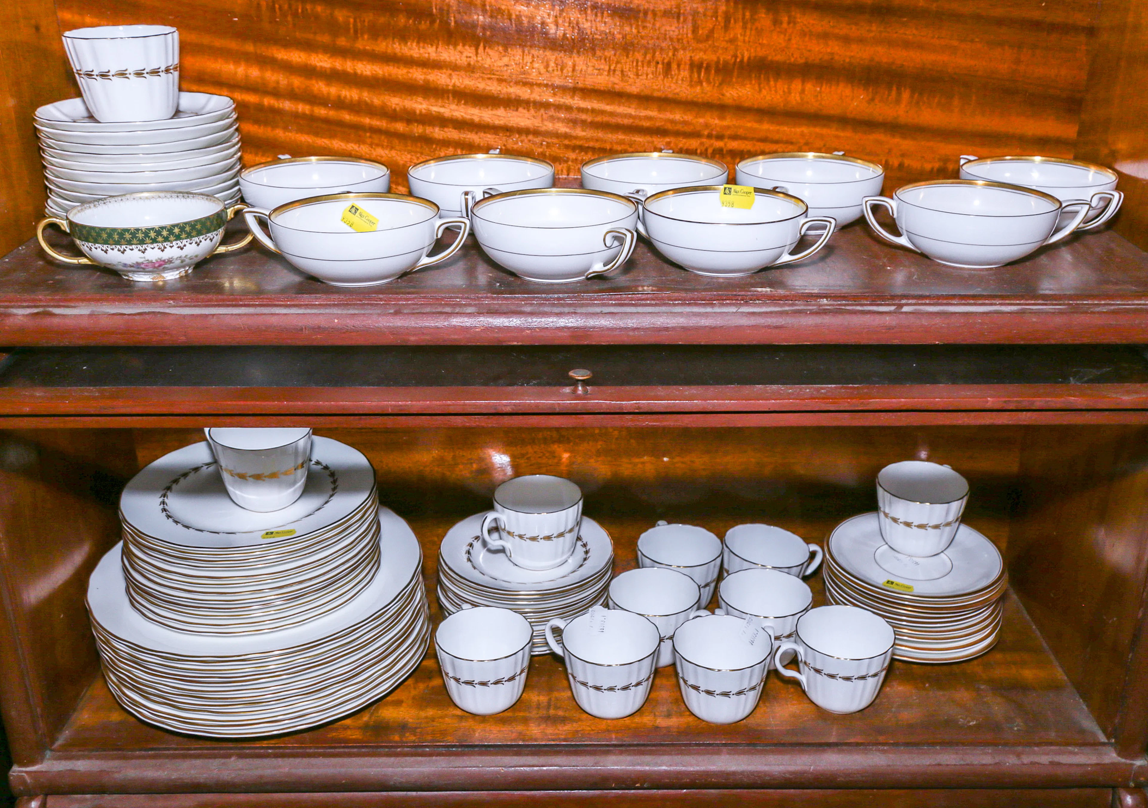 A Royal Worcester "Lotus" Partial Dinner Service