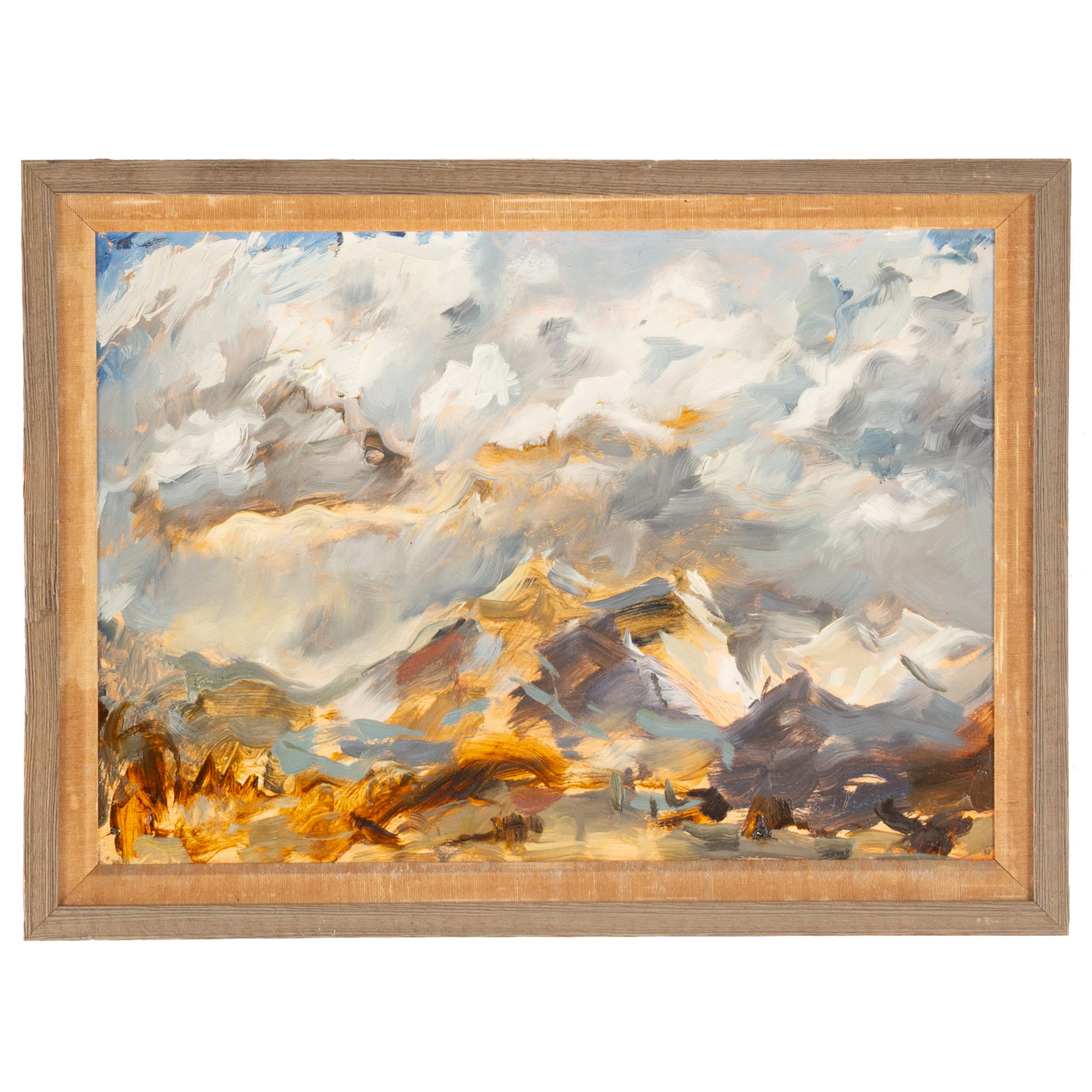 Raoul Middleman. Abstract Landscape, oil