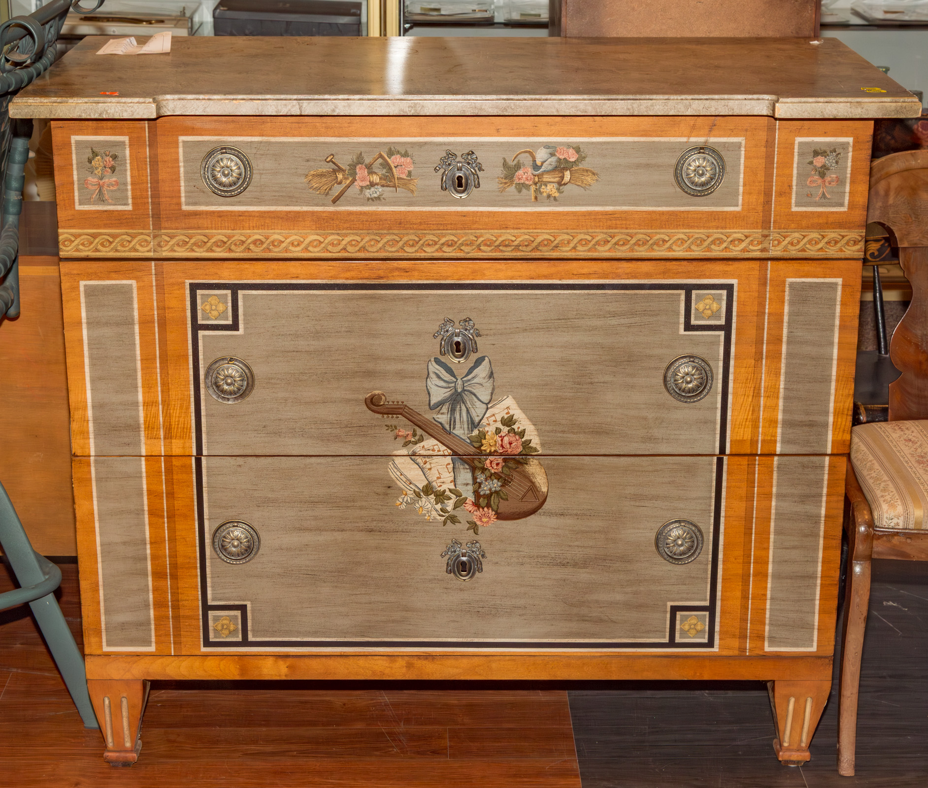 Drexel Heritage Painted Wood Commode