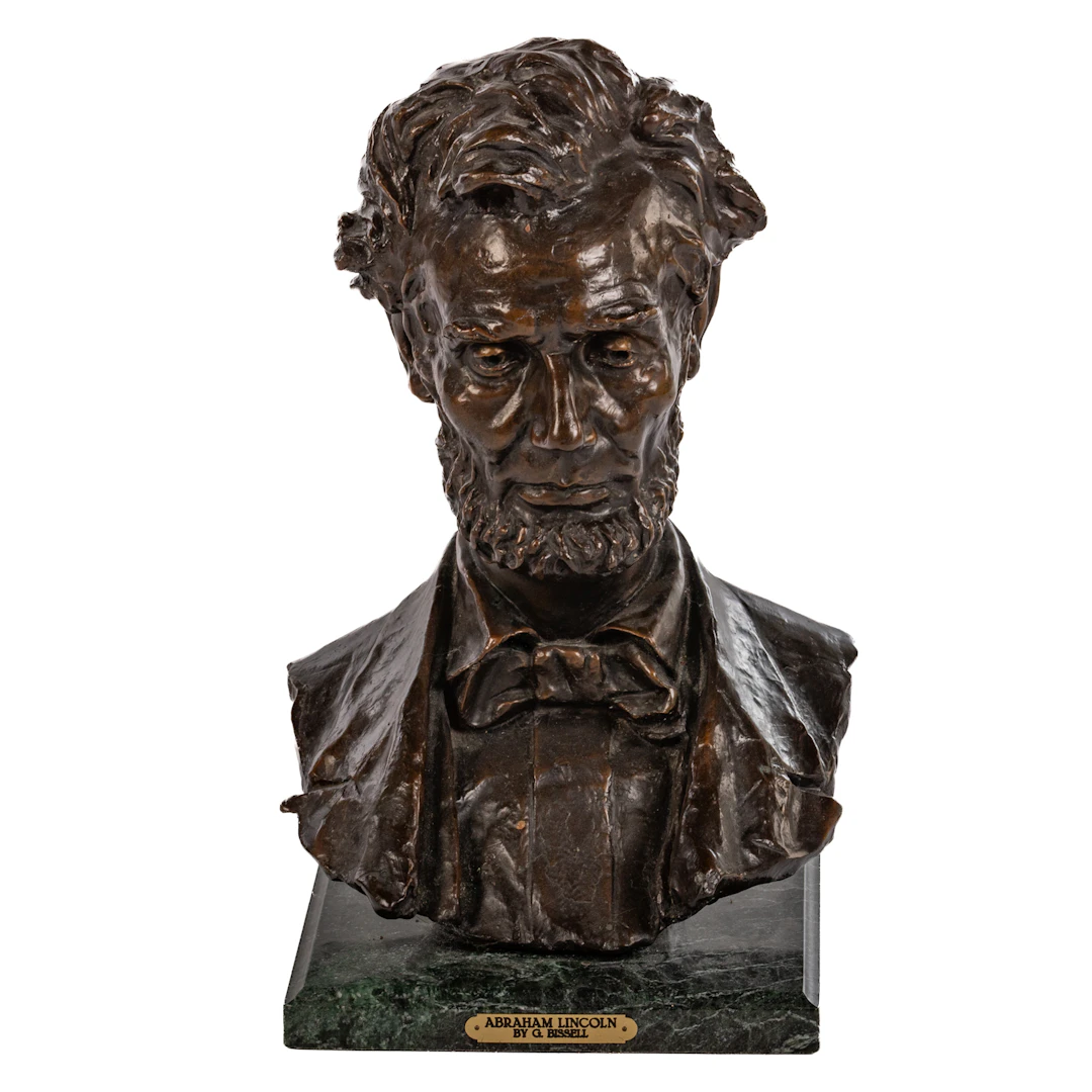 After George Bissell "Abraham Lincoln" bronze bust