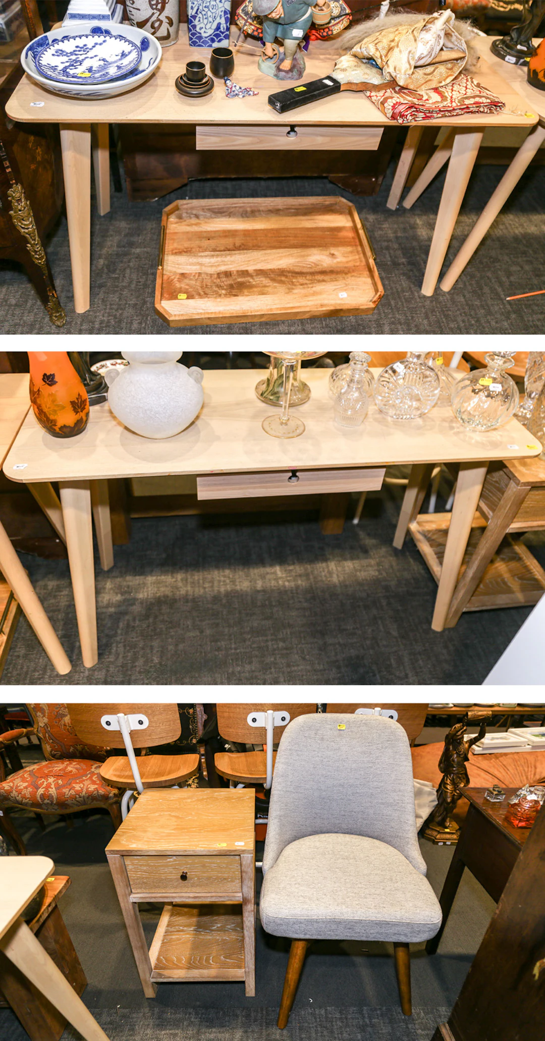 A Group of Modern Mid-Century Style Furniture