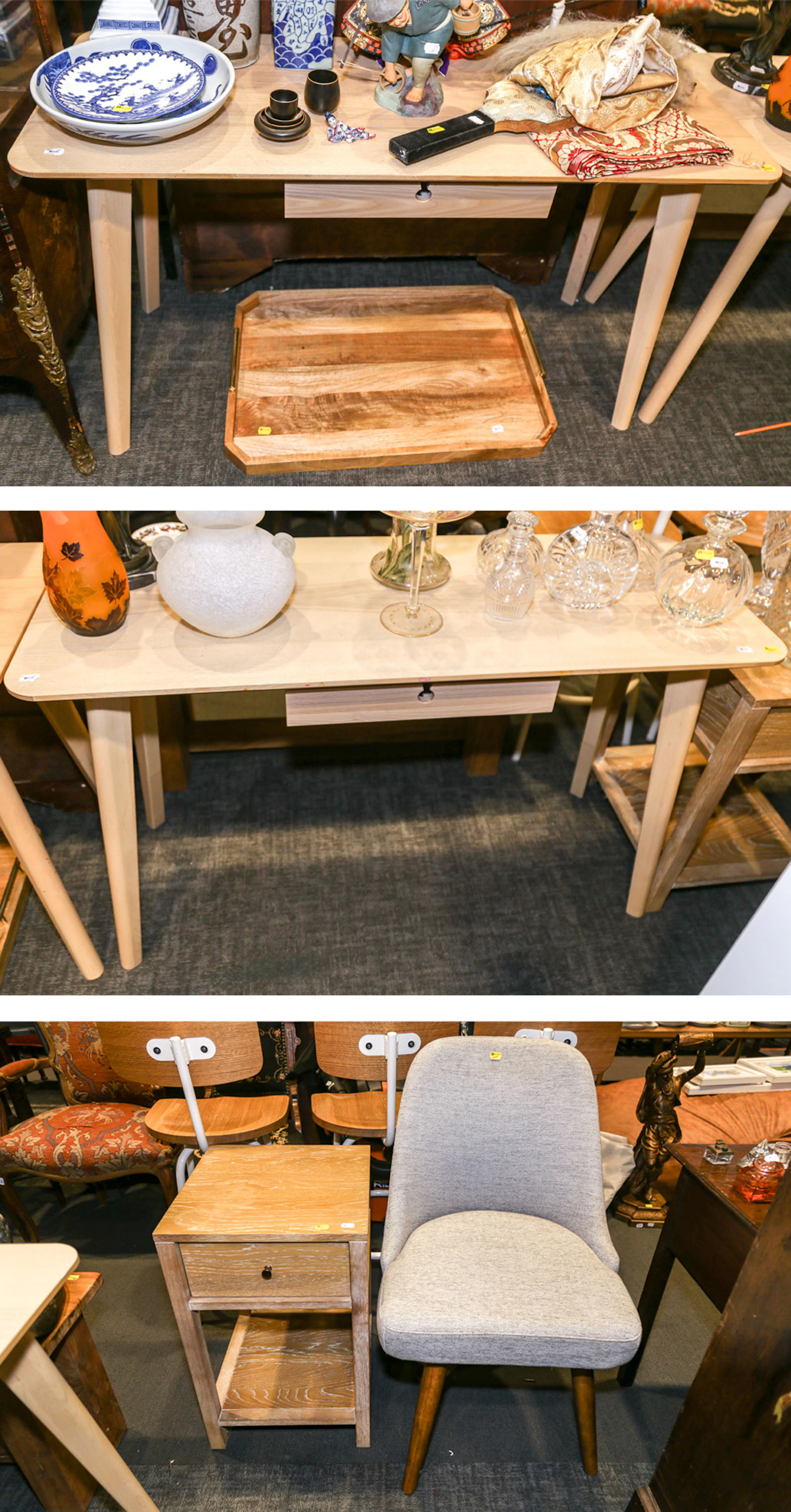 A Group of Modern Mid-Century Style Furniture