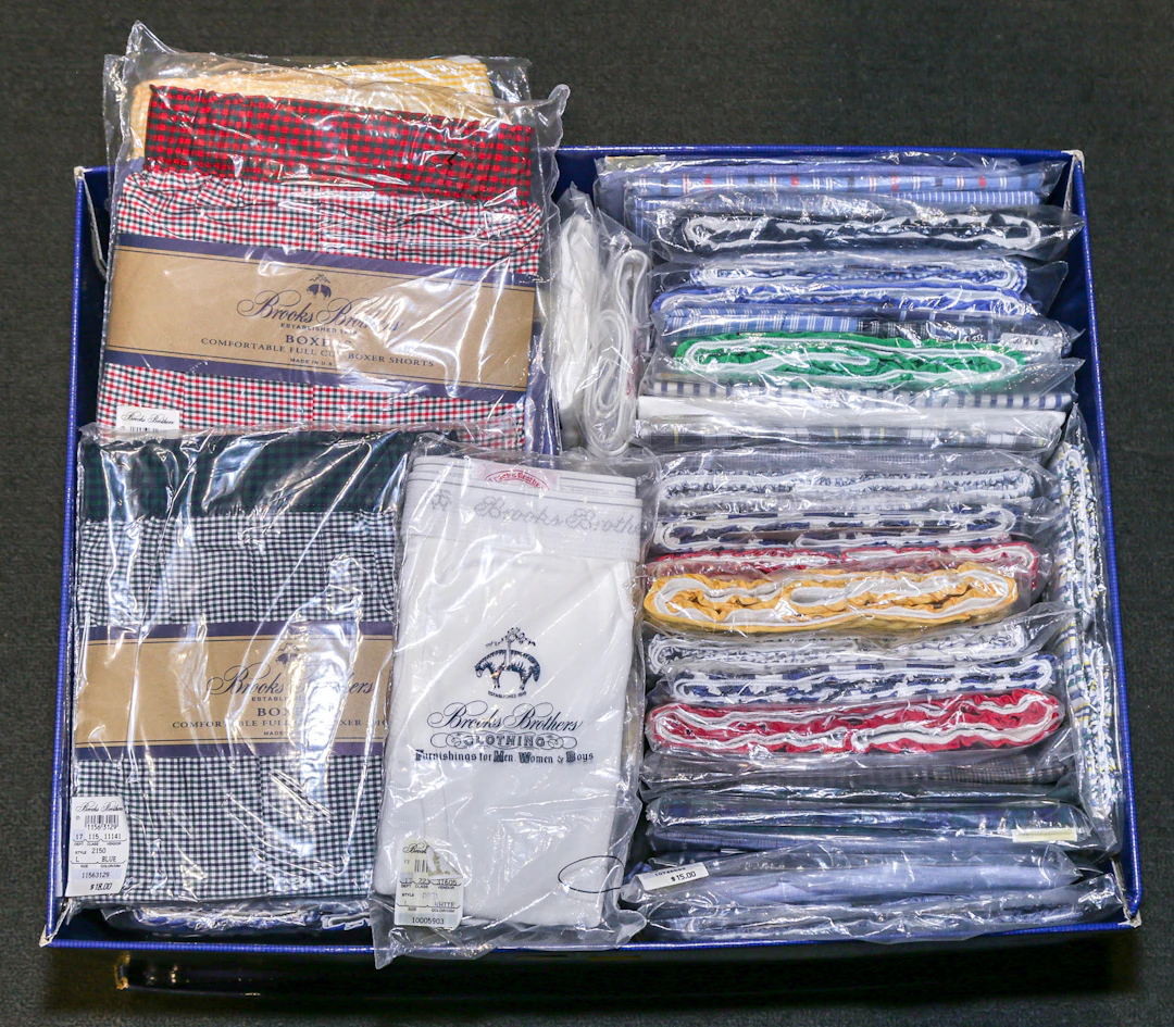 A Collection of Brooks Brothers Boxers