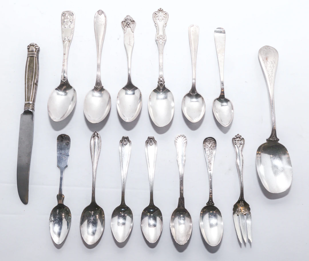 Collection of American Sterling Flatware