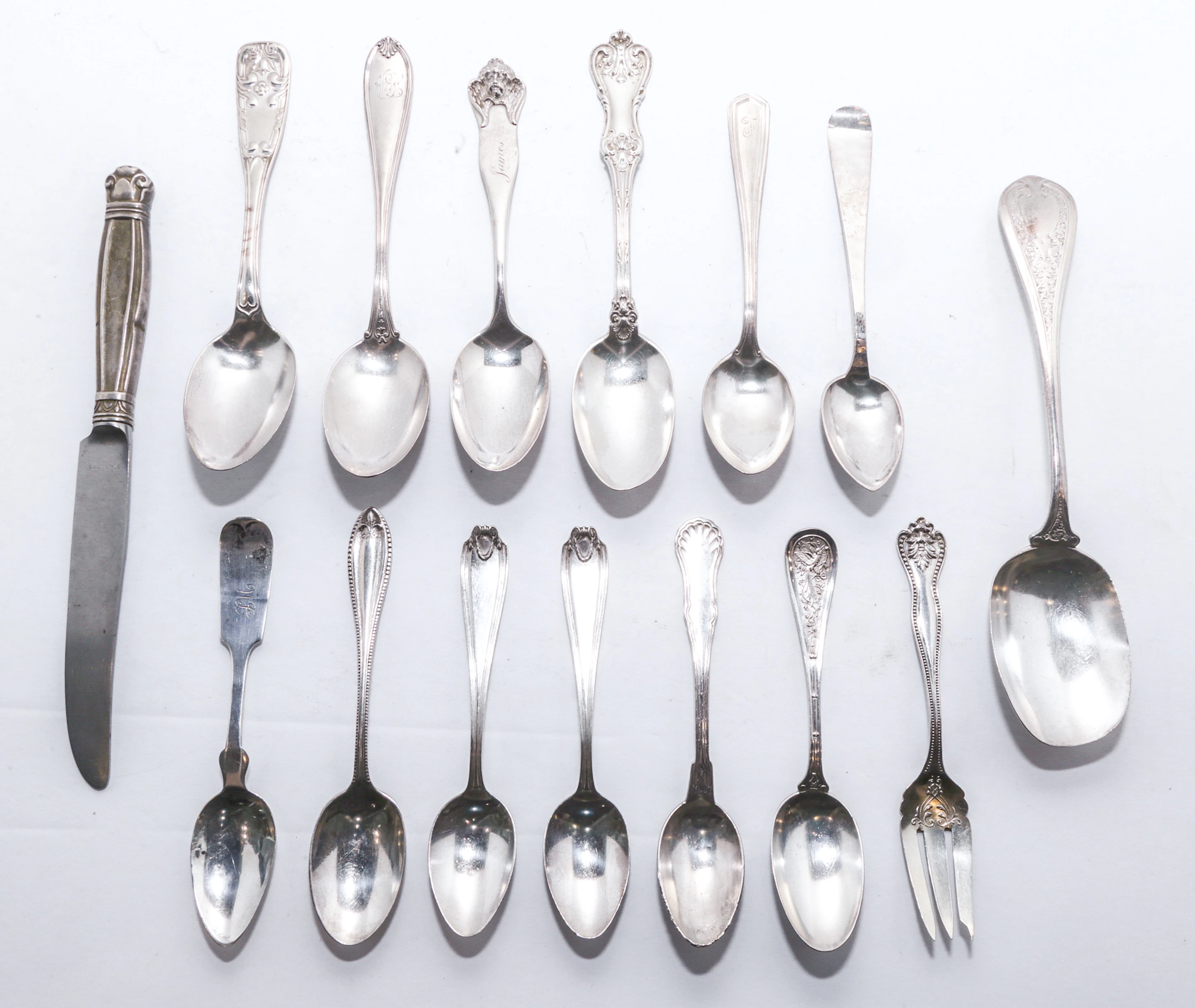 Collection of American Sterling Flatware