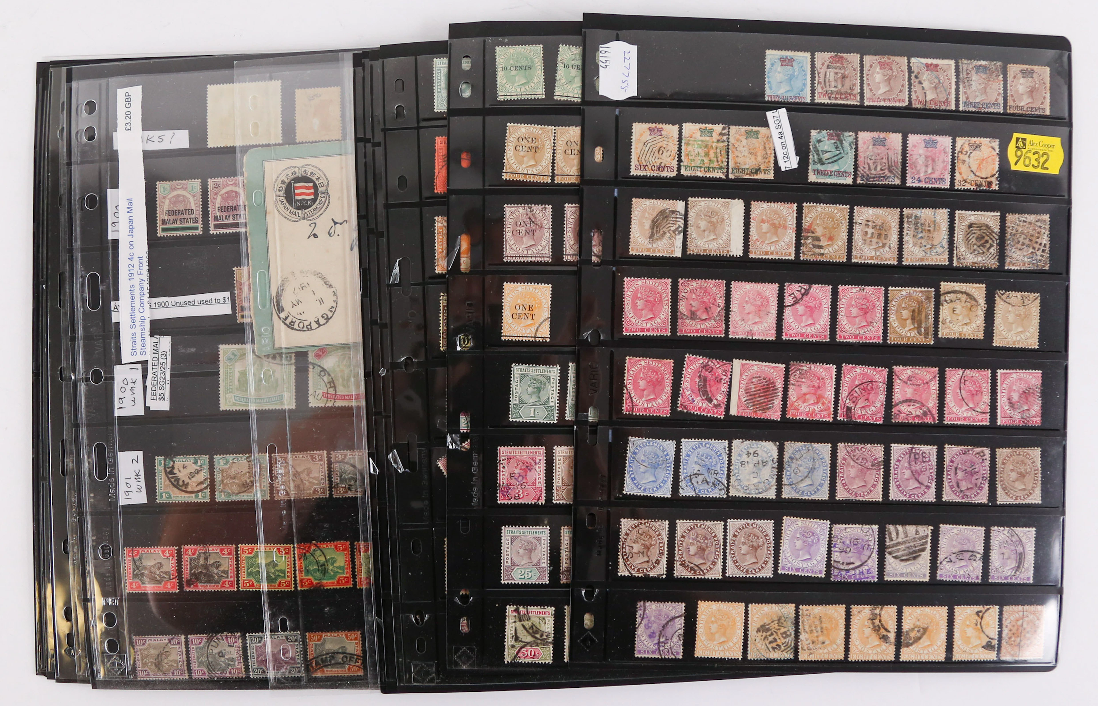 Straits Settlements & Malaya: Postage Stamps