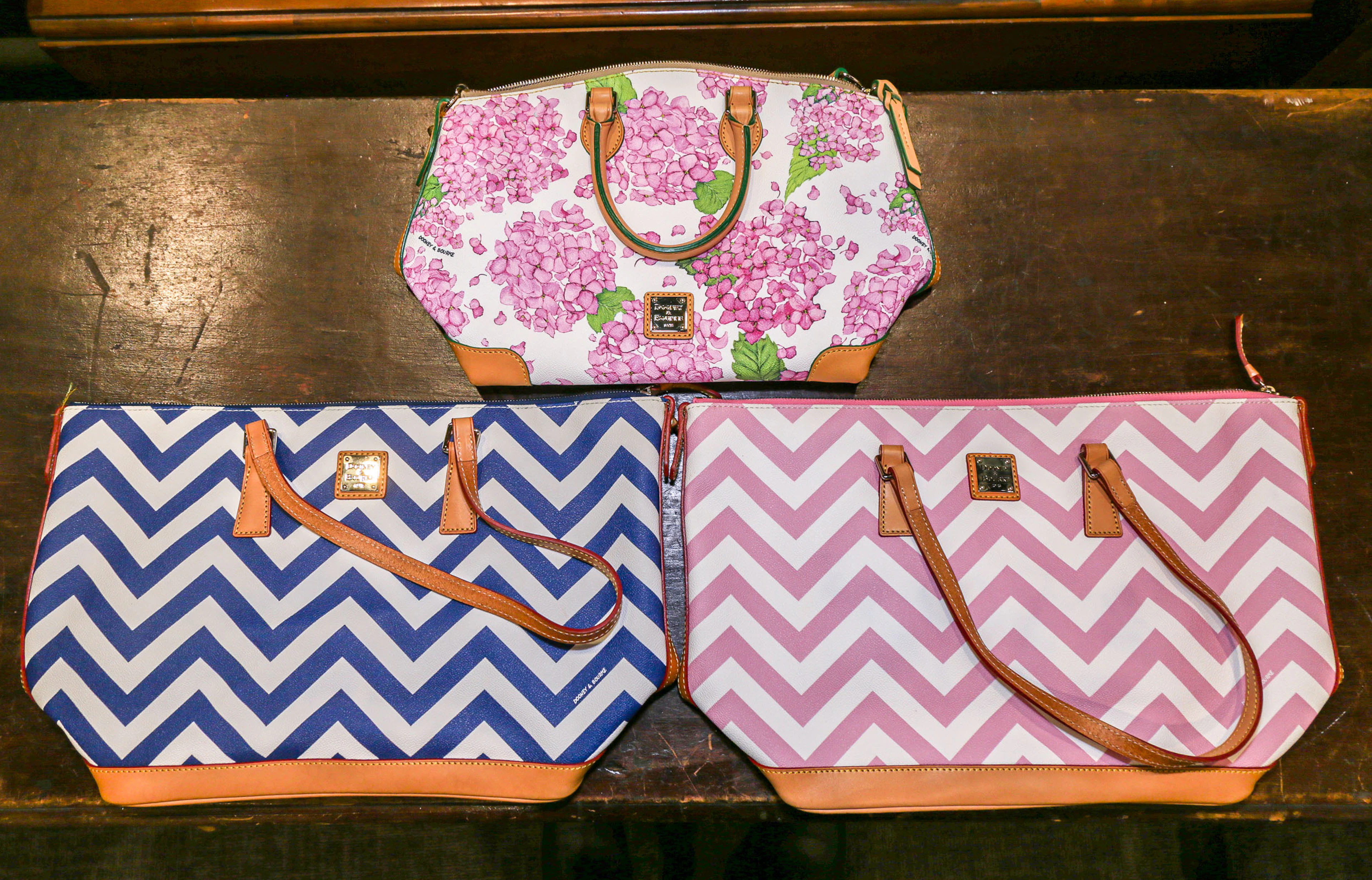 Three Dooney & Bourke Handbags