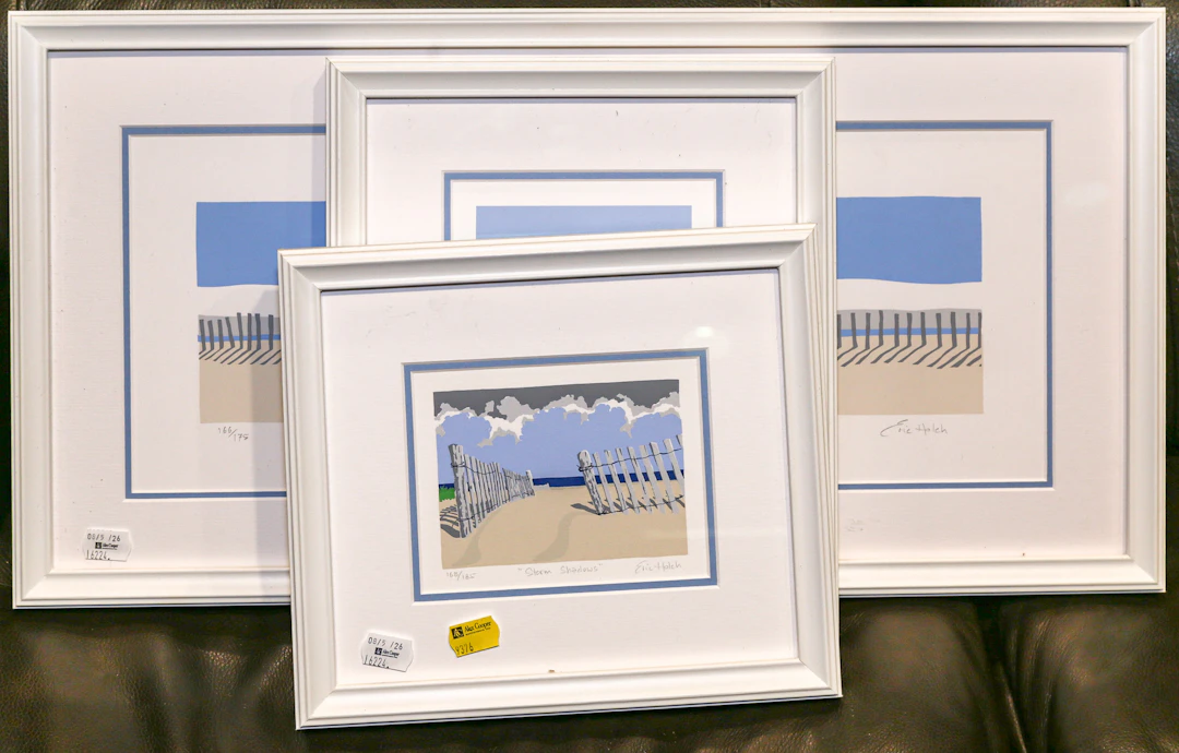 Eric Holch, A Suite of Three Prints, Framed