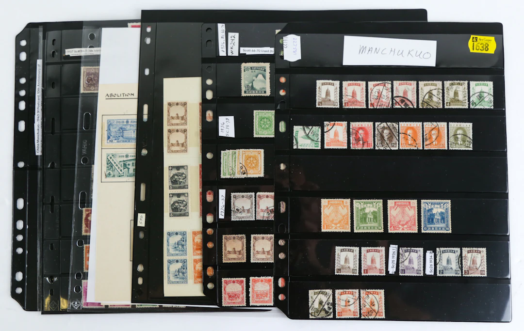 Manchuria: Postage Stamps, 1932-1945