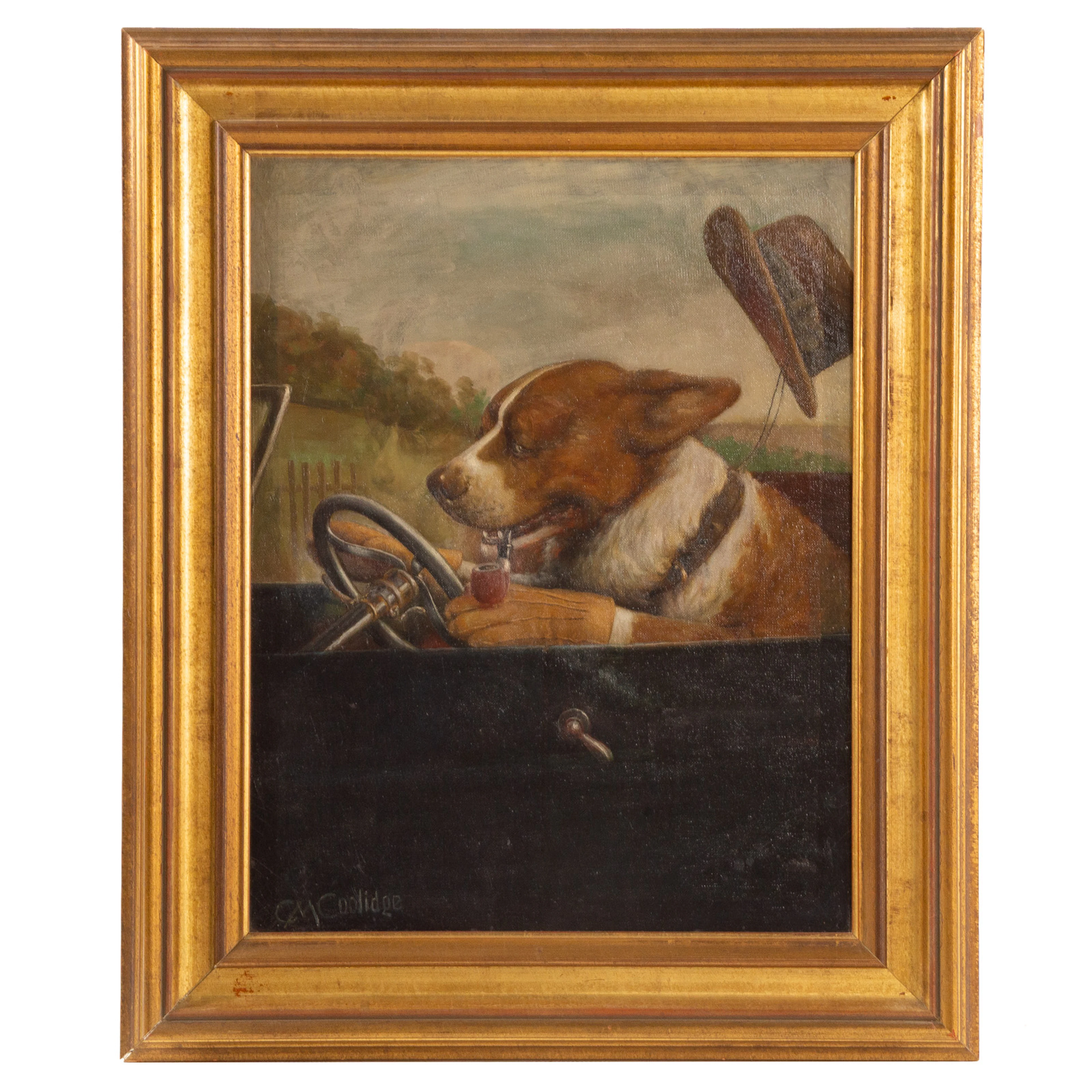 Cassius Marcellus Coolidge. "Topper," oil