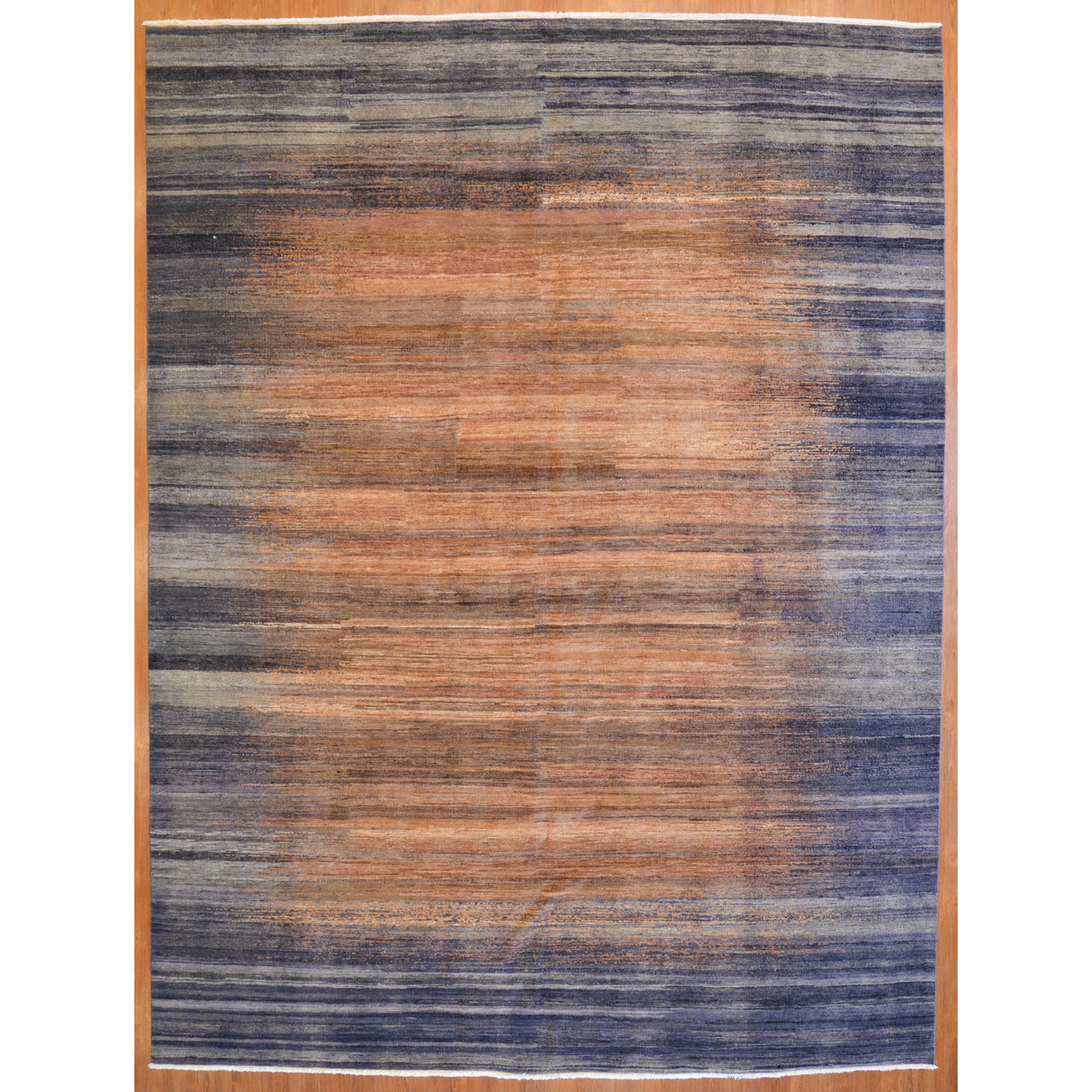 Contemporary Design Rug, India, 8.10 x 11.10