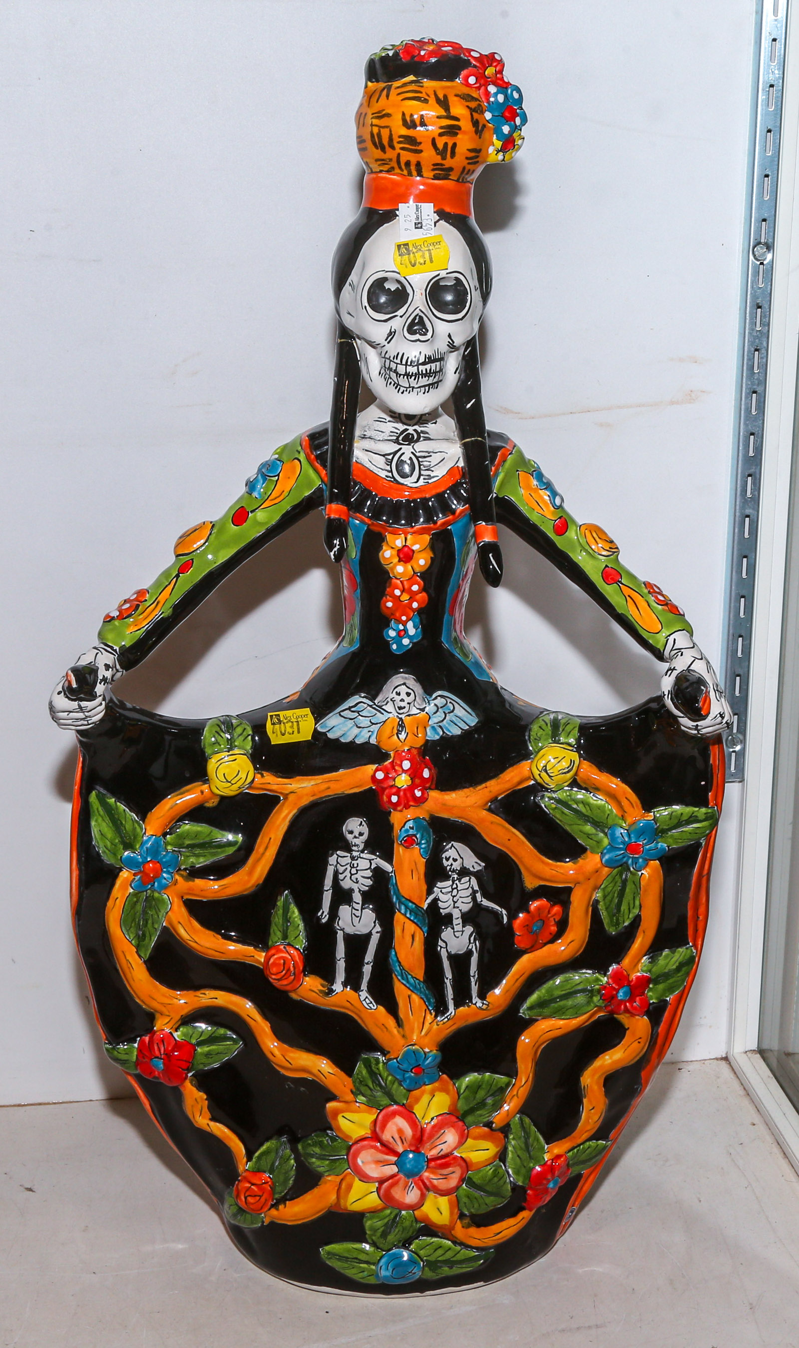 Mexican, Painted Ceramic Folk Art Figure