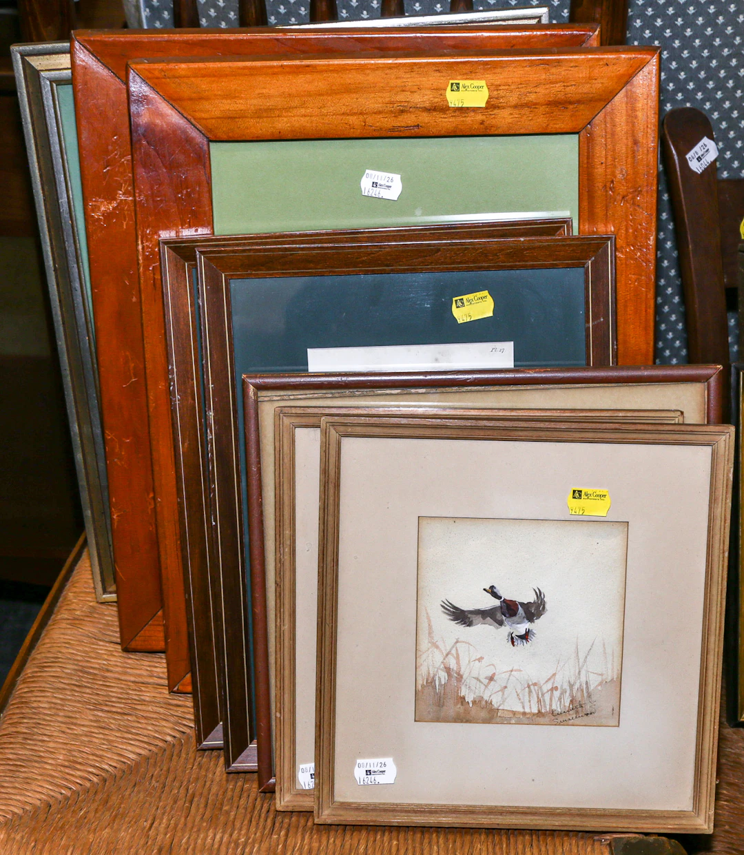 Two K. Smallwood Watercolors & Other Framed Prints