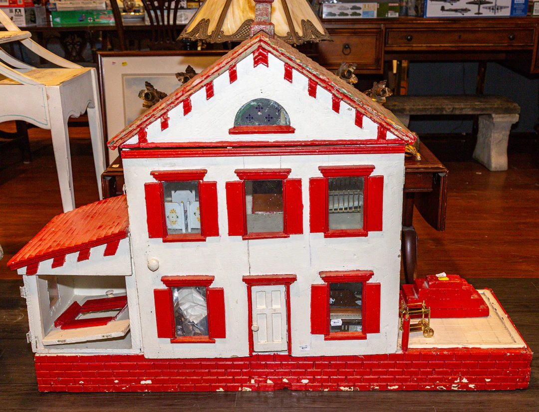 An American Folk Art Doll House